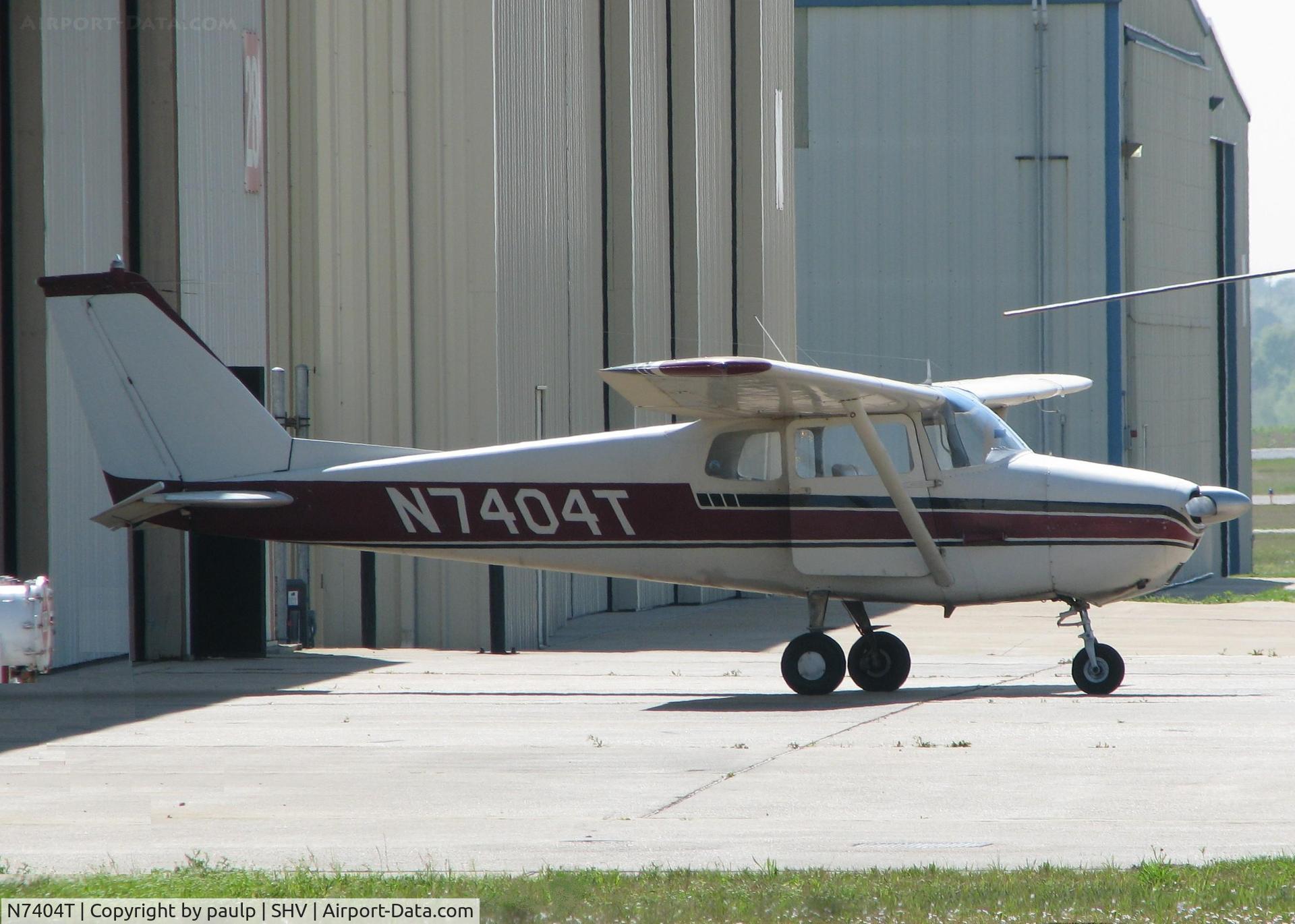 N7404T, 1959 Cessna 172A C/N 47004, Parked at Shreveport Regional.
