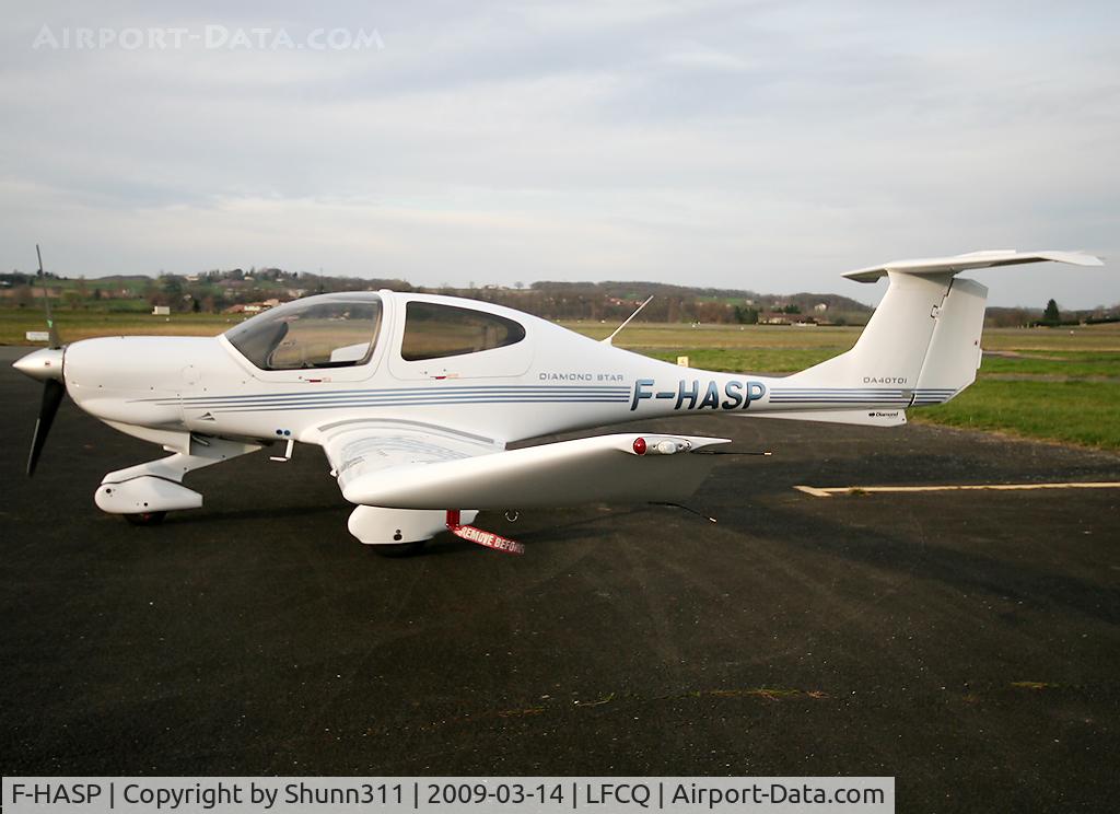F-HASP, 2007 Diamond DA-40 Diamond Star C/N 40.281, Parked and waiting a new light flight...