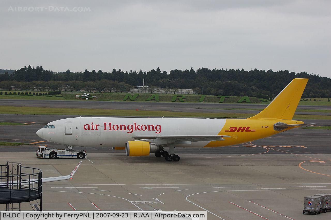 B-LDC, 2004 Airbus A300F4-605R C/N 857, DHL Orient style at NRT