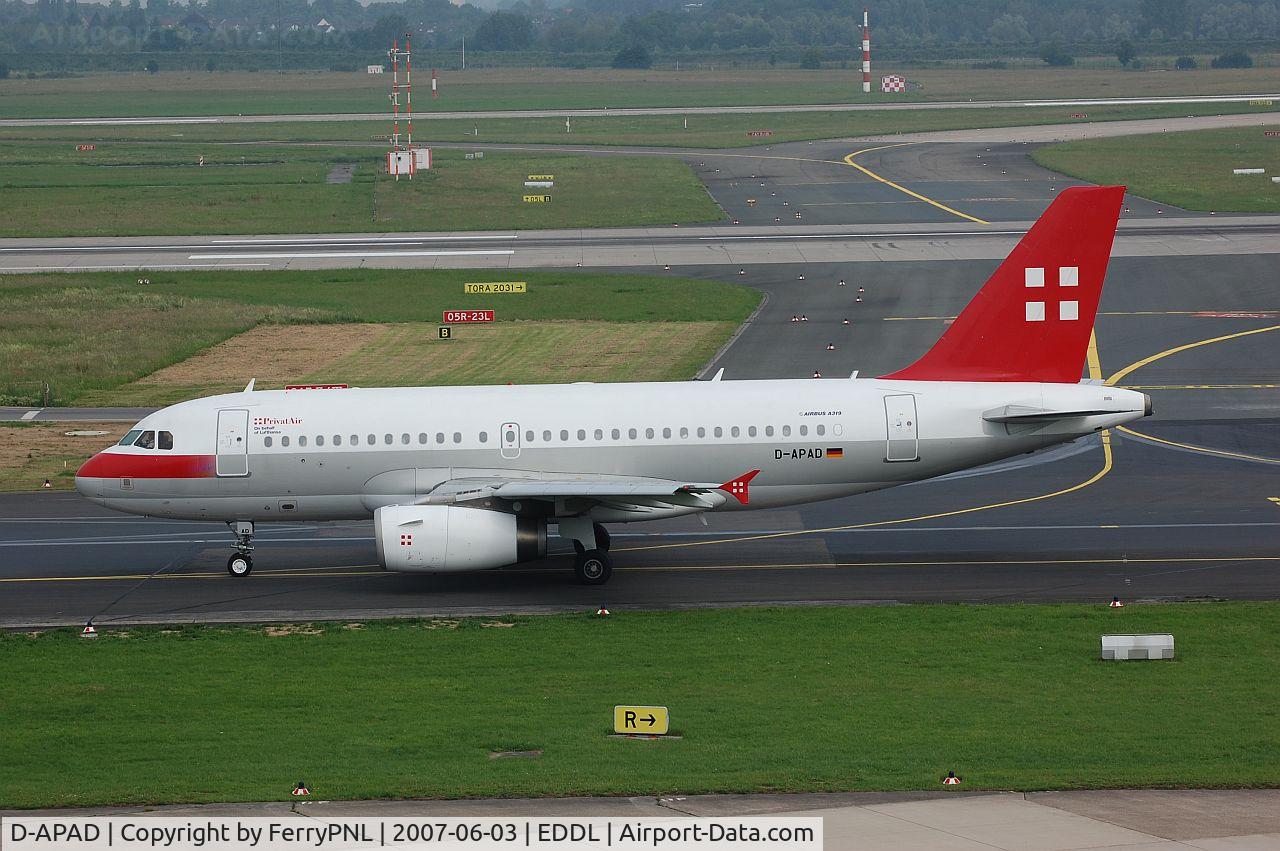 D-APAD, 2011 Airbus A319-132 C/N 1880, Departure for Chicago