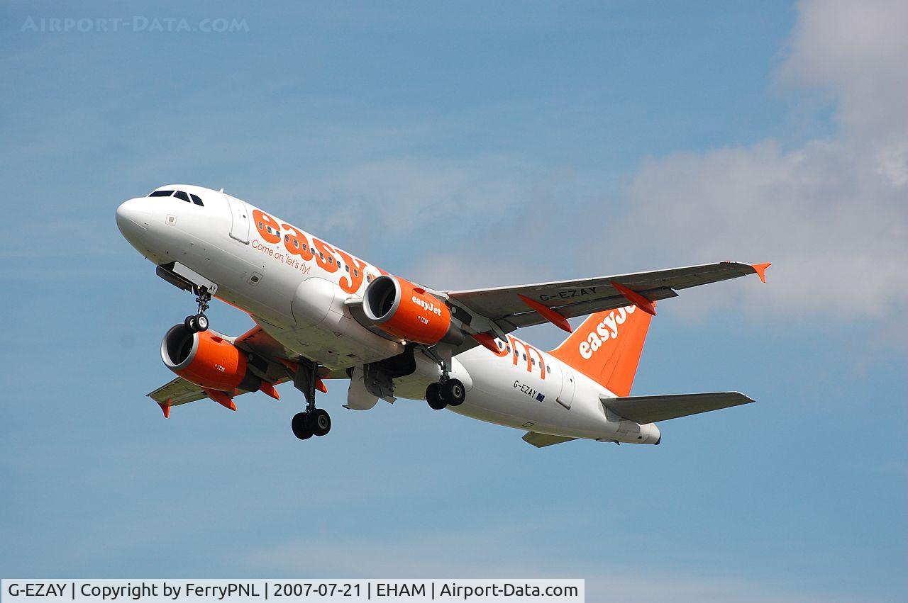G-EZAY, 2006 Airbus A319-111 C/N 2827, Back to the UK