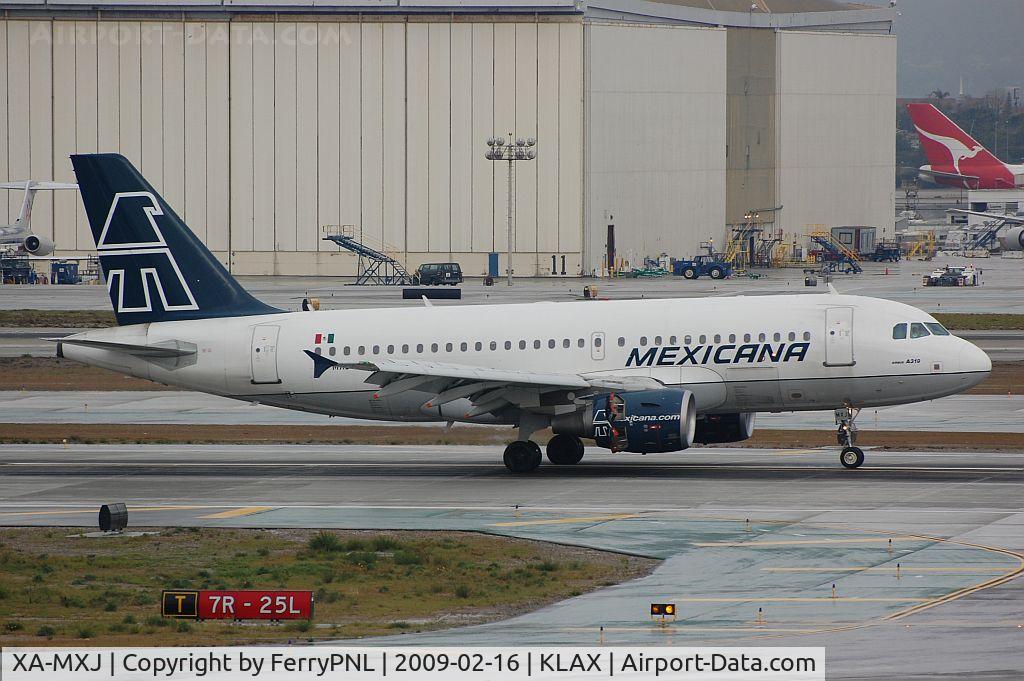 XA-MXJ, 2002 Airbus A319-112 C/N 1805, touch down in sunny California