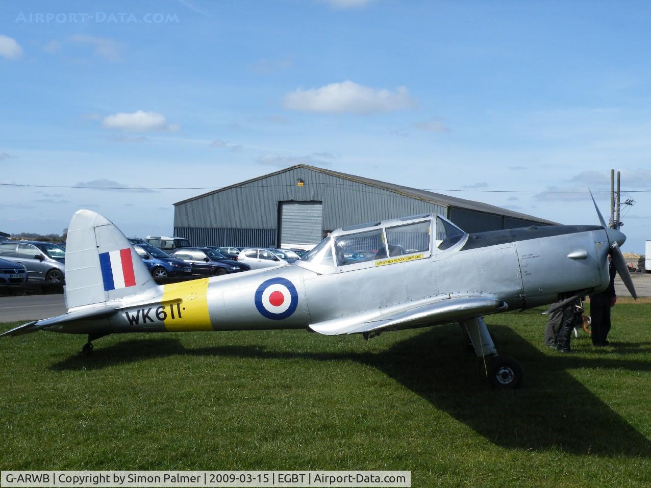G-ARWB, 1952 De Havilland DHC-1 Chipmunk 22A C/N C1/0621, de Havilland (Canada) Chipmunk