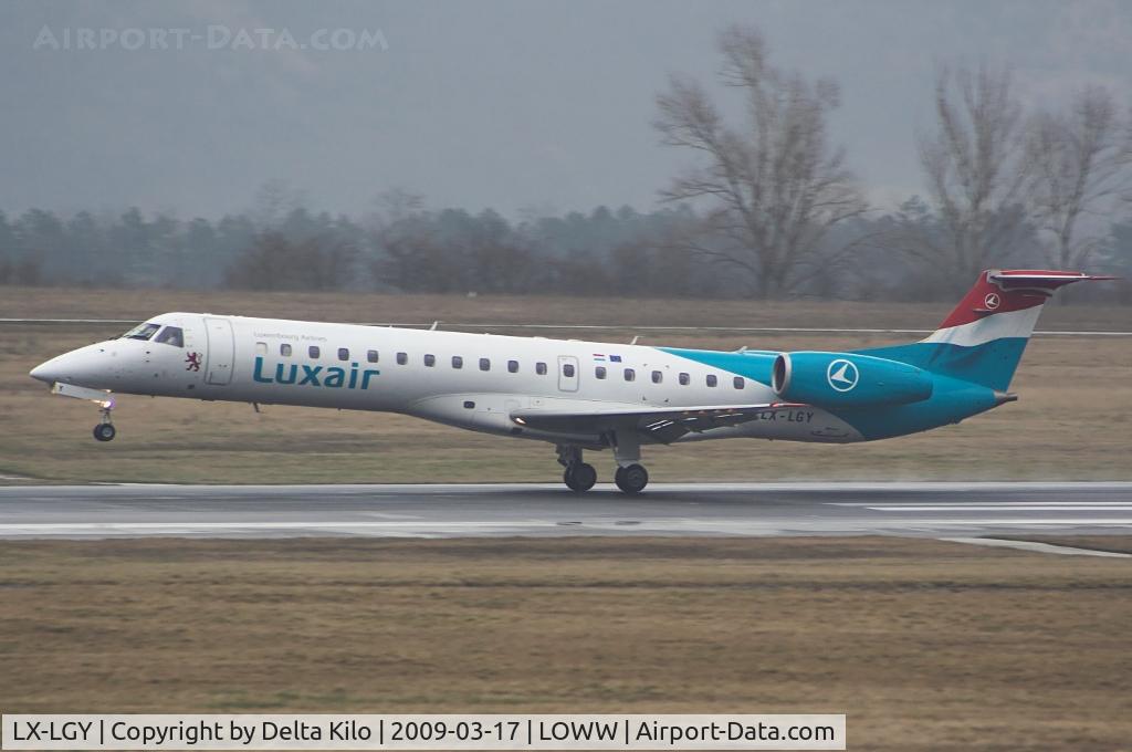 LX-LGY, 2000 Embraer EMB-145LU (ERJ-145LU) C/N 145242, LUXAIR Embraer 145LU