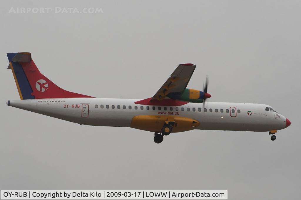 OY-RUB, 1992 ATR 72-202 C/N 301, Danish Air Transport  ATR72
