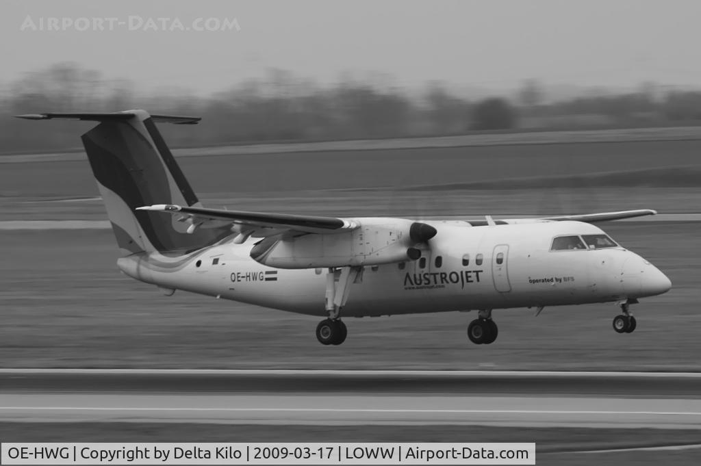 OE-HWG, 1991 De Havilland Canada DHC-8-102 Dash 8 C/N 289, AUSTROJET