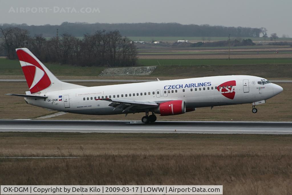 OK-DGM, 1998 Boeing 737-45S C/N 28473, CSA Czech Airlines Boeing 737-45S cn.28473	