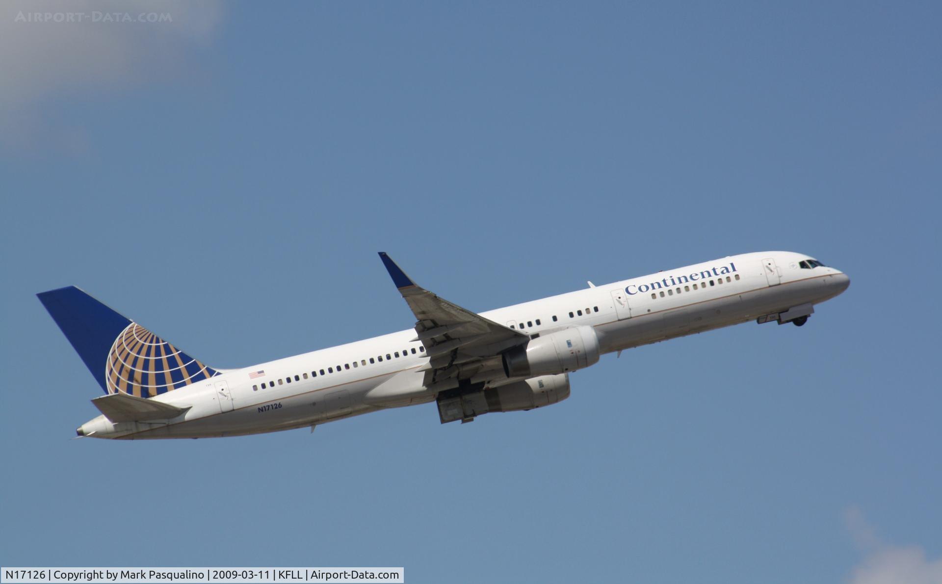 N17126, 1998 Boeing 757-224 C/N 27566, Boeing 757-200
