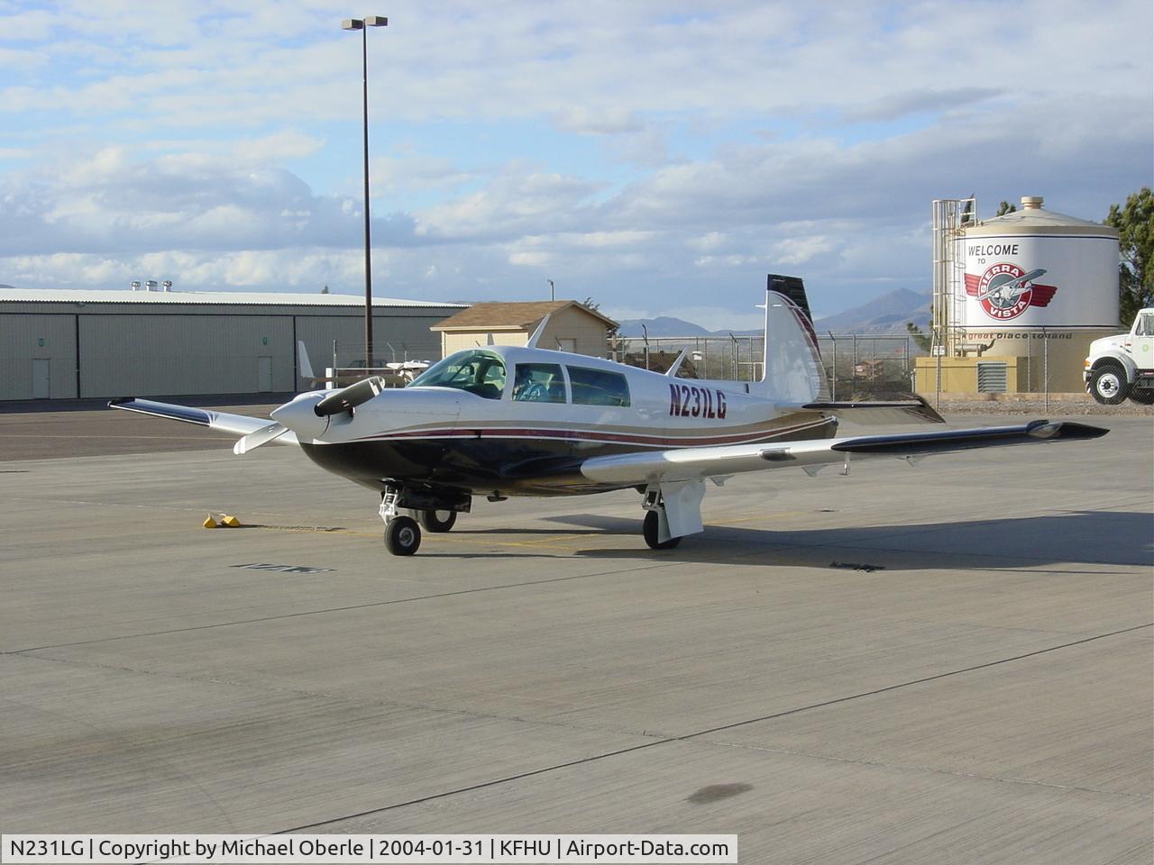 N231LG, 1980 Mooney M20K C/N 25-0296, Lima-Golf at Sierra Vista, AZ airport