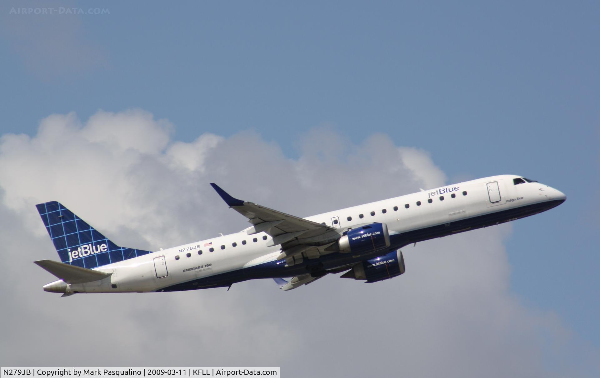N279JB, 2007 Embraer 190AR (ERJ-190-100IGW) C/N 19000090, ERJ 190-100 IGW