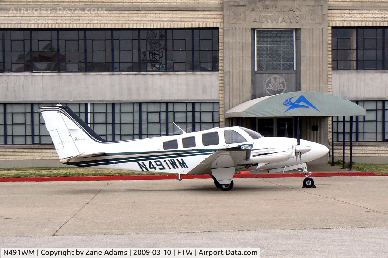 N491WM, 1985 Beech 58P Baron C/N TJ-491, At Meacham Field