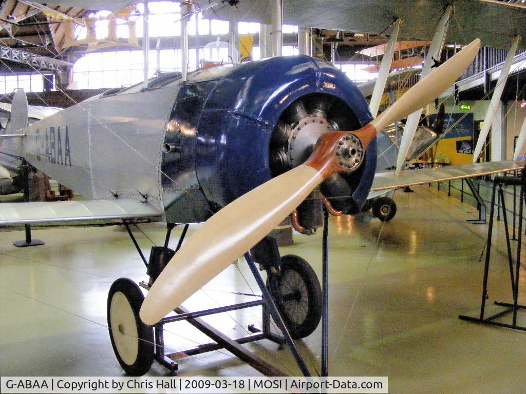 G-ABAA, Avro 504K C/N H2311, at the Museum of Science and Industry