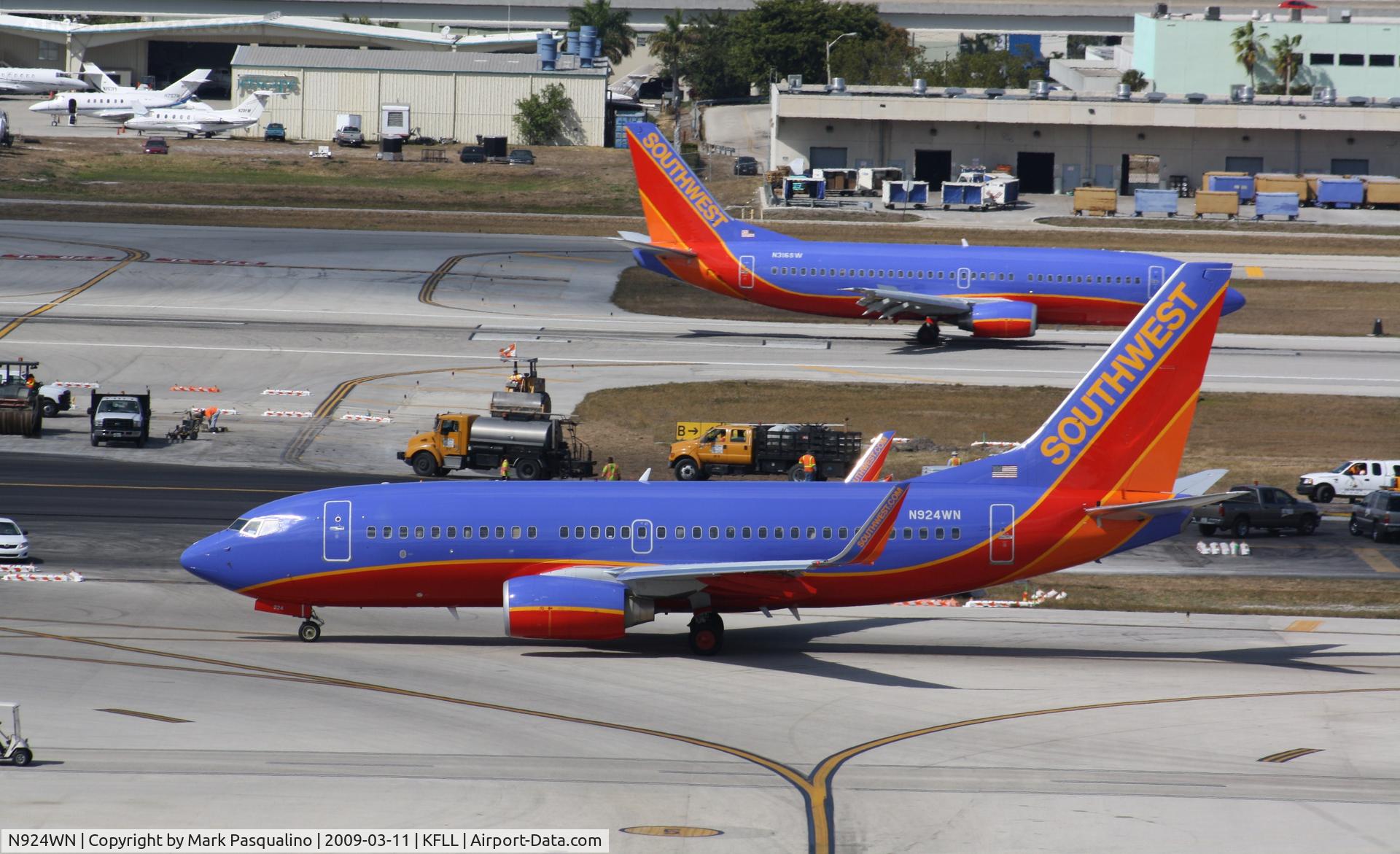 N924WN, 2008 Boeing 737-7H4 C/N 36628, Boeing 737-700