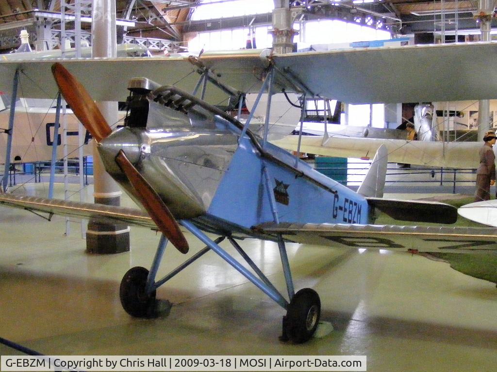 G-EBZM, Avro 594 Avian IIIA C/N 160, at the Museum of Science and Industry