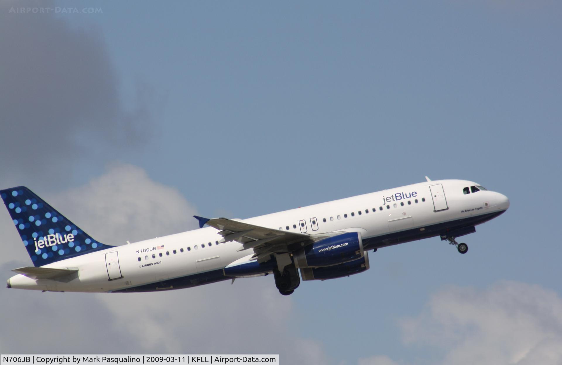 N706JB, 2008 Airbus A320-232 C/N 3451, Airbus A320