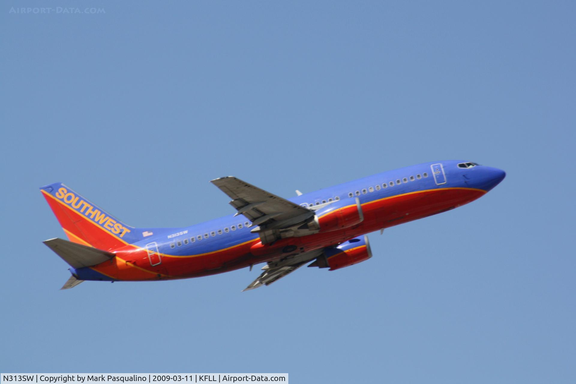 N313SW, 1986 Boeing 737-3H4 C/N 23335, Boeing 737-300
