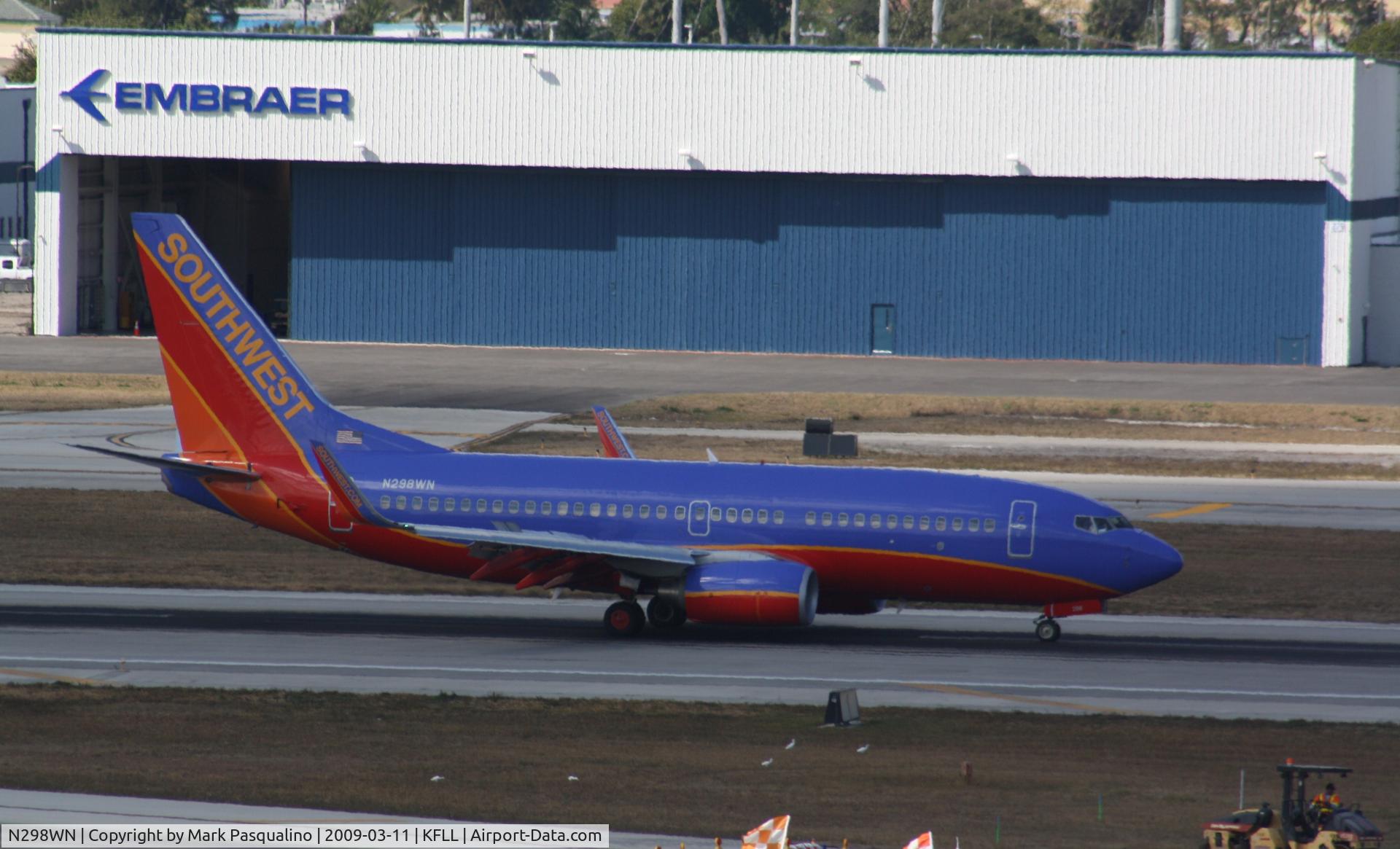 N298WN, 2007 Boeing 737-7H4 C/N 32543, Boeing 737-700