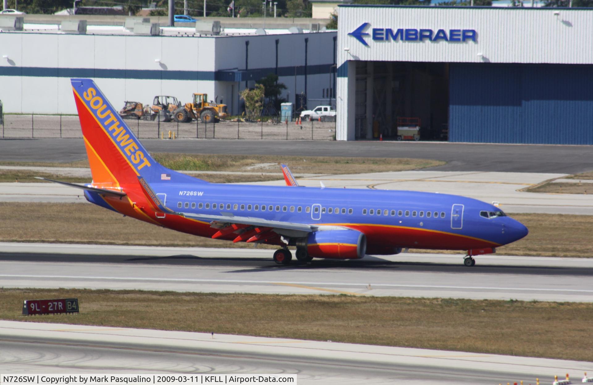 N726SW, 1999 Boeing 737-7H4 C/N 27858, Boeing 737-700