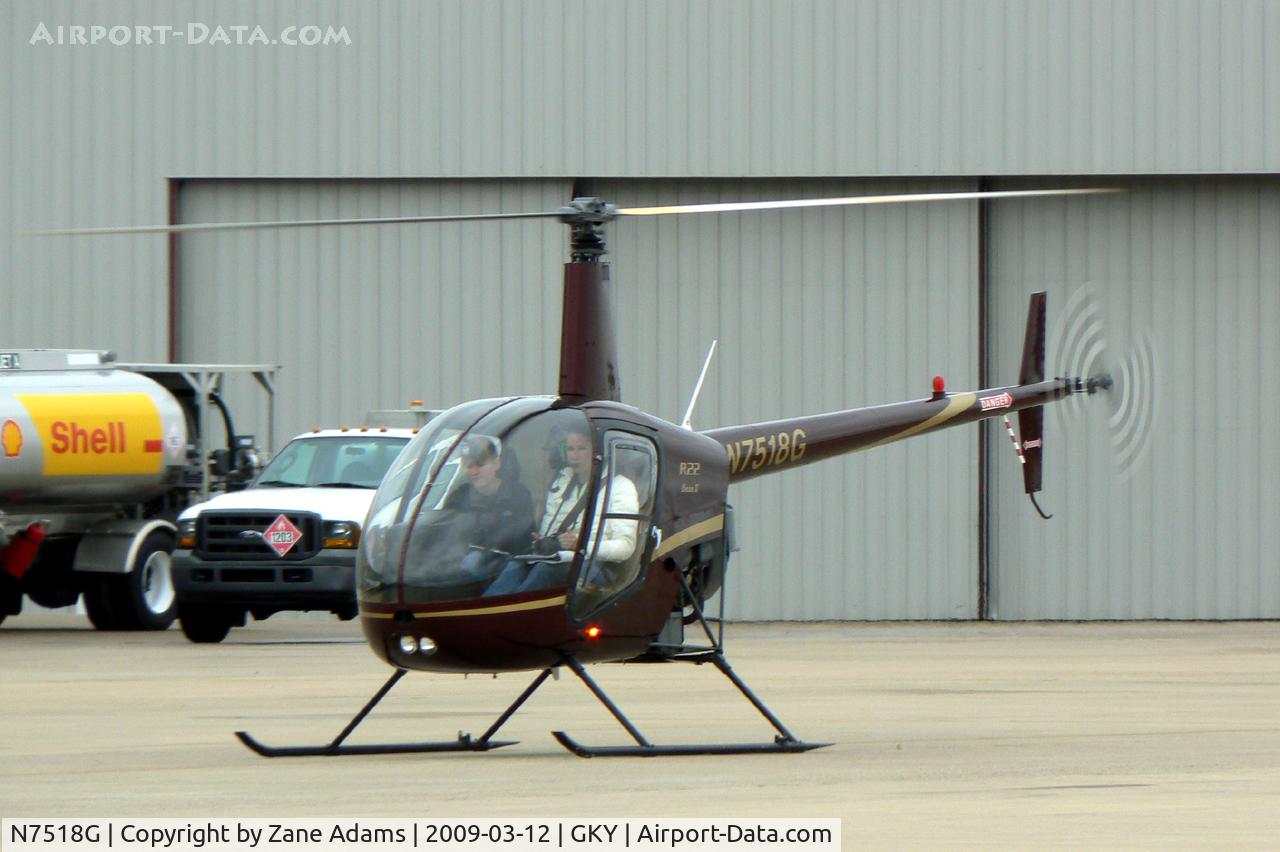 N7518G, 2006 Robinson R22 BETA C/N 4005, At Arlington Municipal