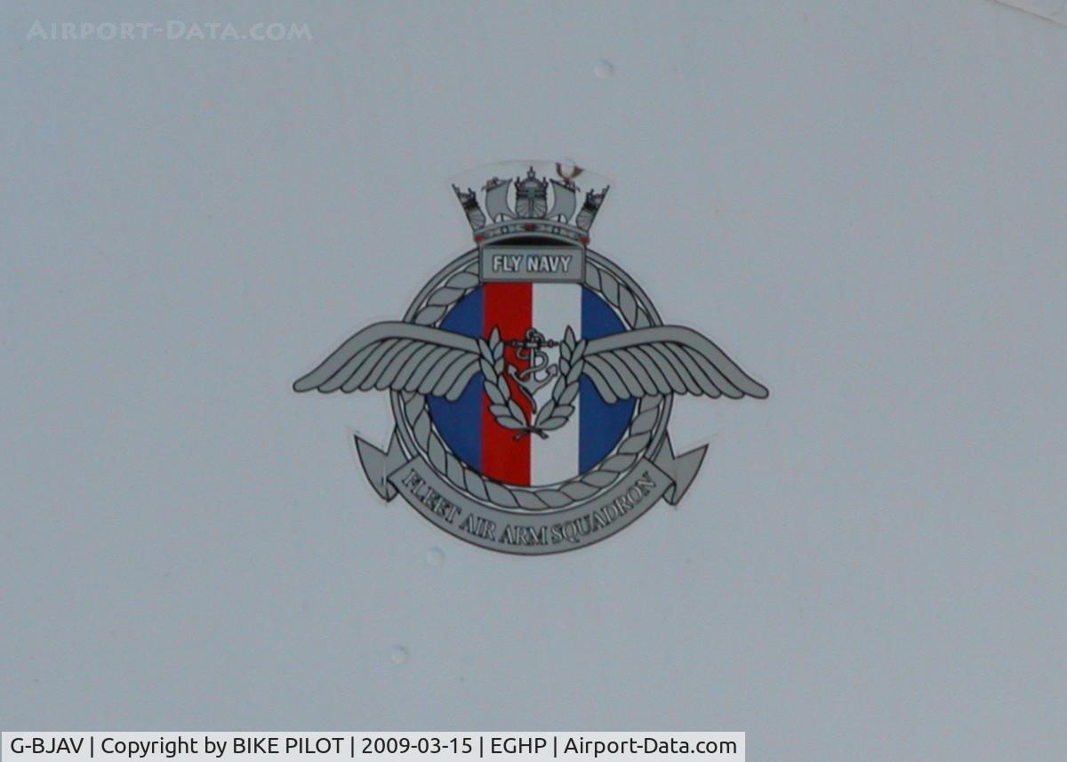 G-BJAV, 1963 Gardan GY-80-160 Horizon C/N 28, CREST ON THE FIN OF ALPHA VICTOR