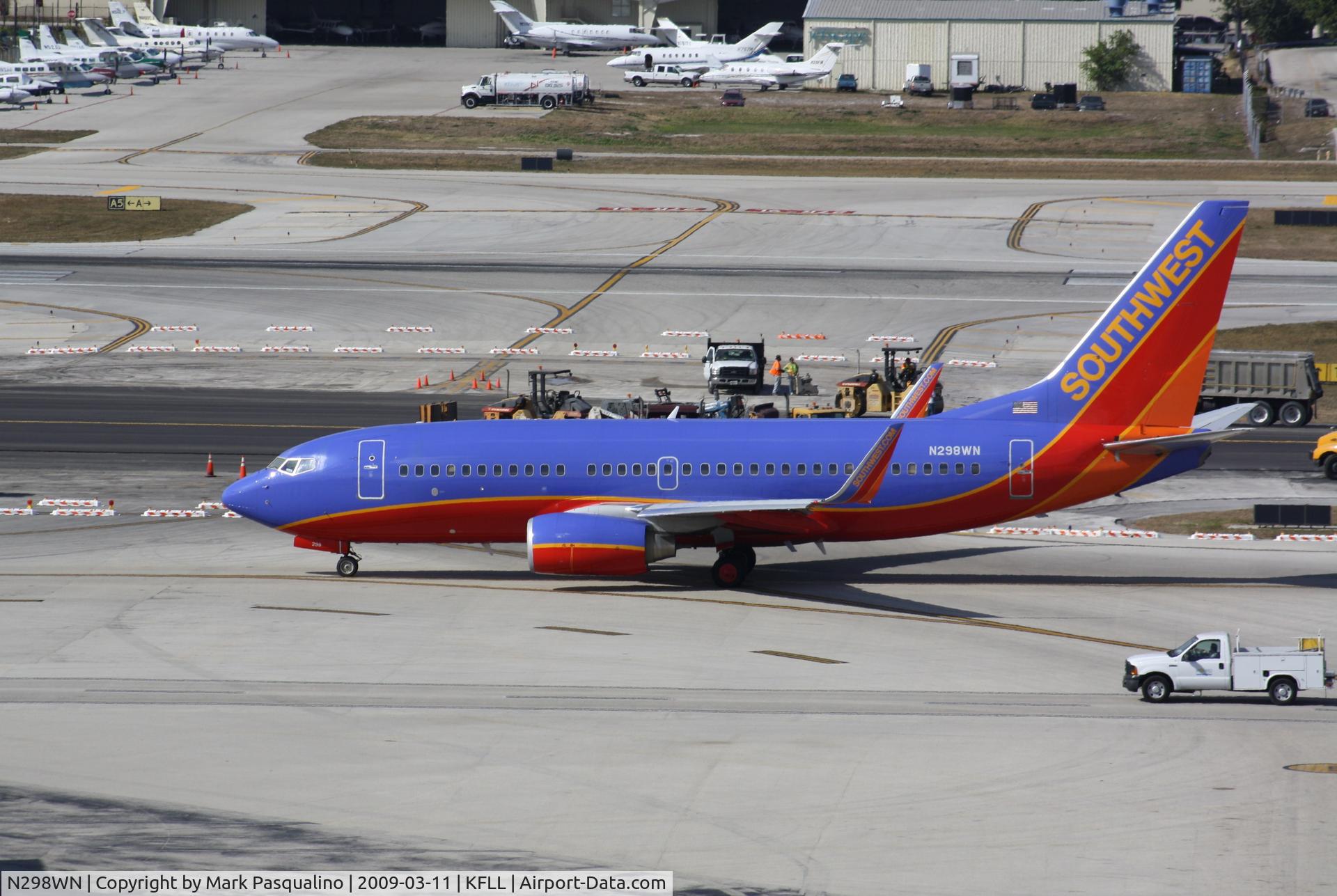 N298WN, 2007 Boeing 737-7H4 C/N 32543, Boeing 737-700