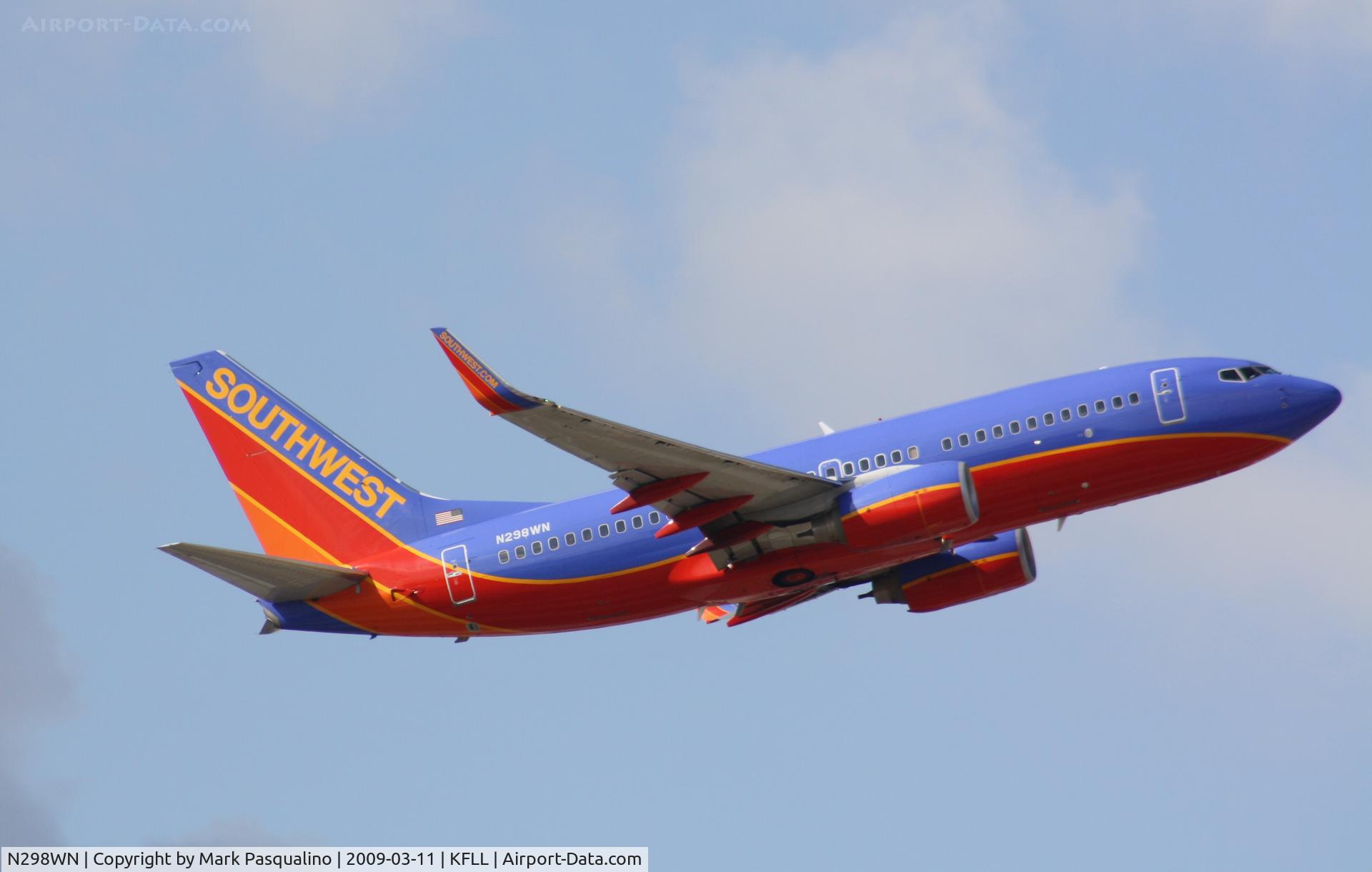 N298WN, 2007 Boeing 737-7H4 C/N 32543, Boeing 737-700