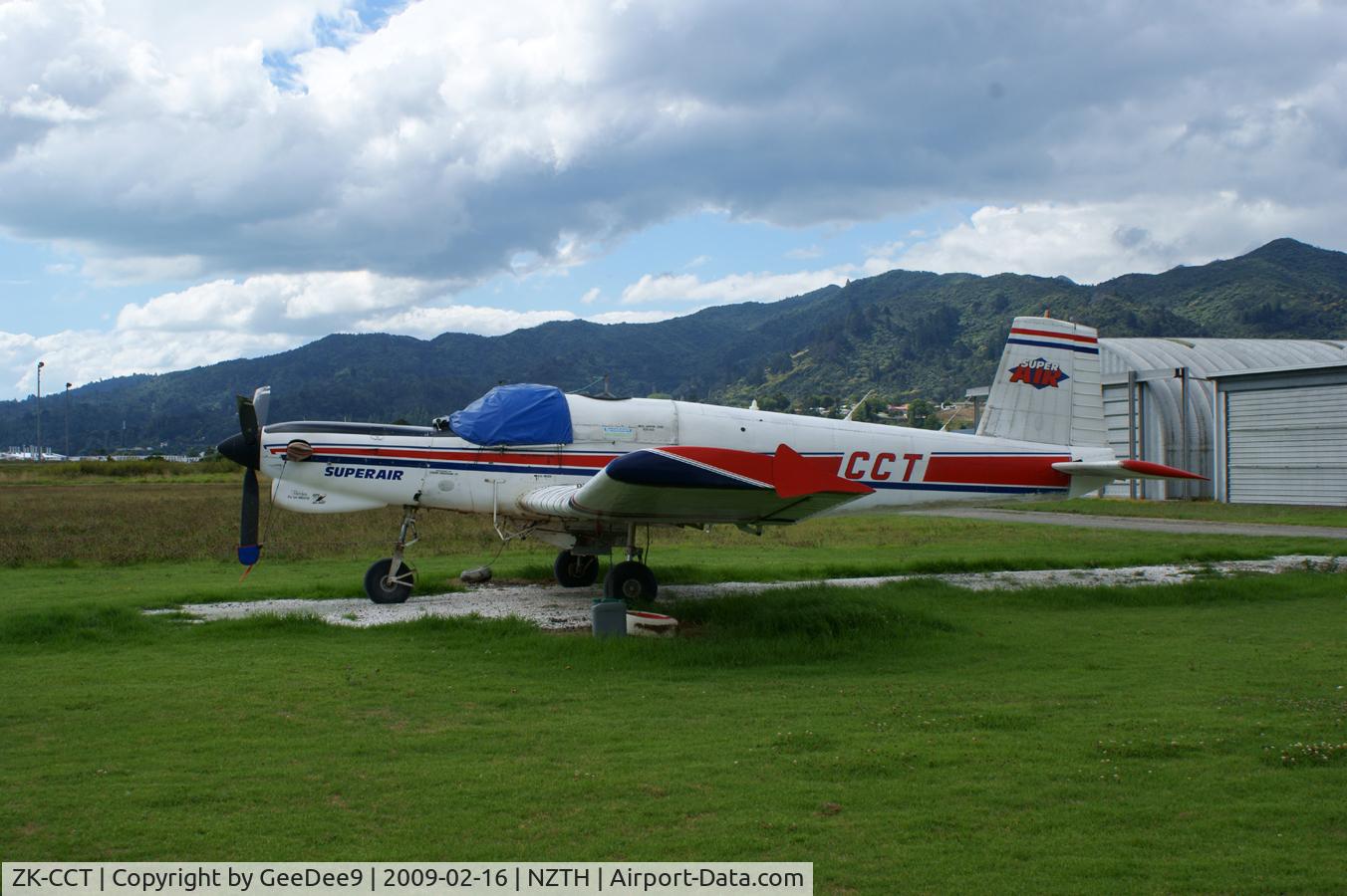 ZK-CCT, Fletcher FU24-950M C/N 102, Thames Airport