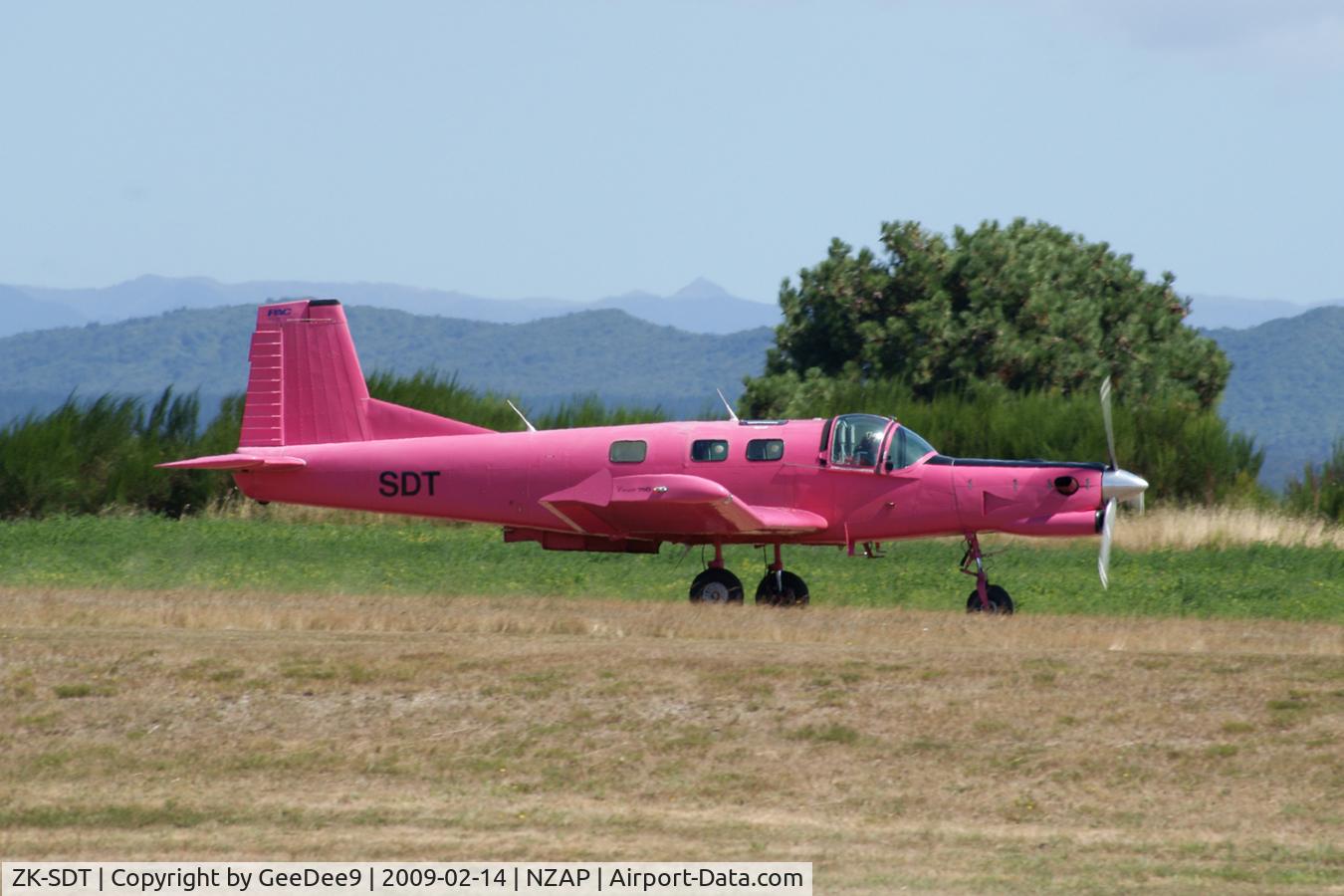 ZK-SDT, 2002 Pacific Aerospace 750XL C/N 34, Back for another load of sky-divers