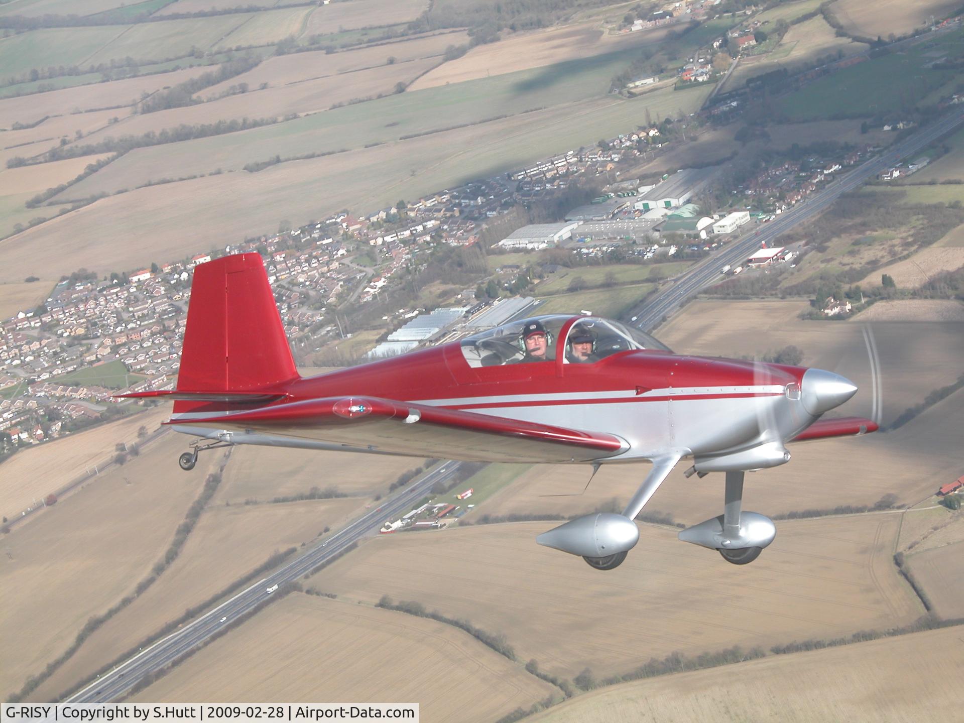 G-RISY, 2008 Vans RV-7 C/N PFA 323-14320, In Flight