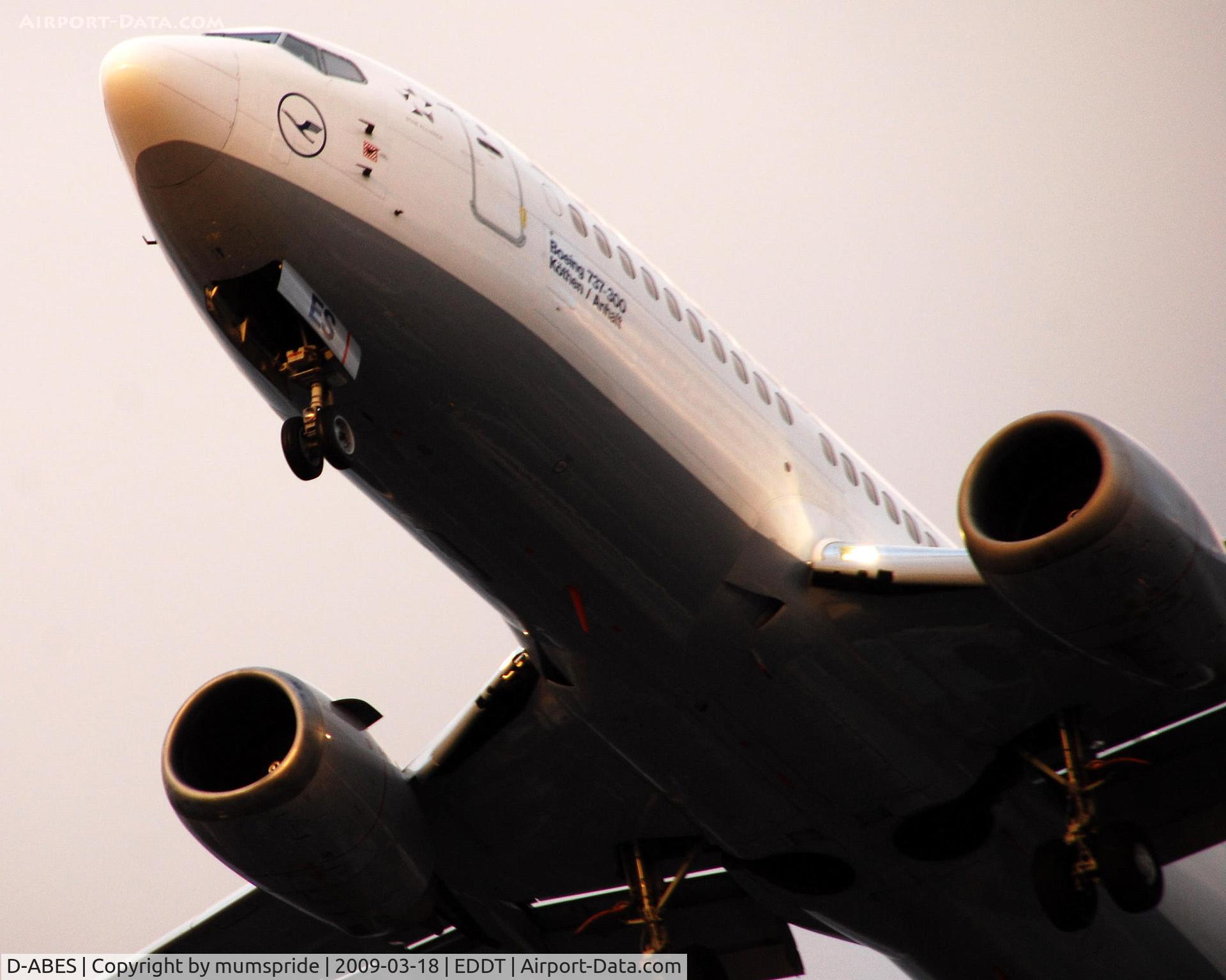 D-ABES, 1992 Boeing 737-330 C/N 26432, A close view nearby TXL