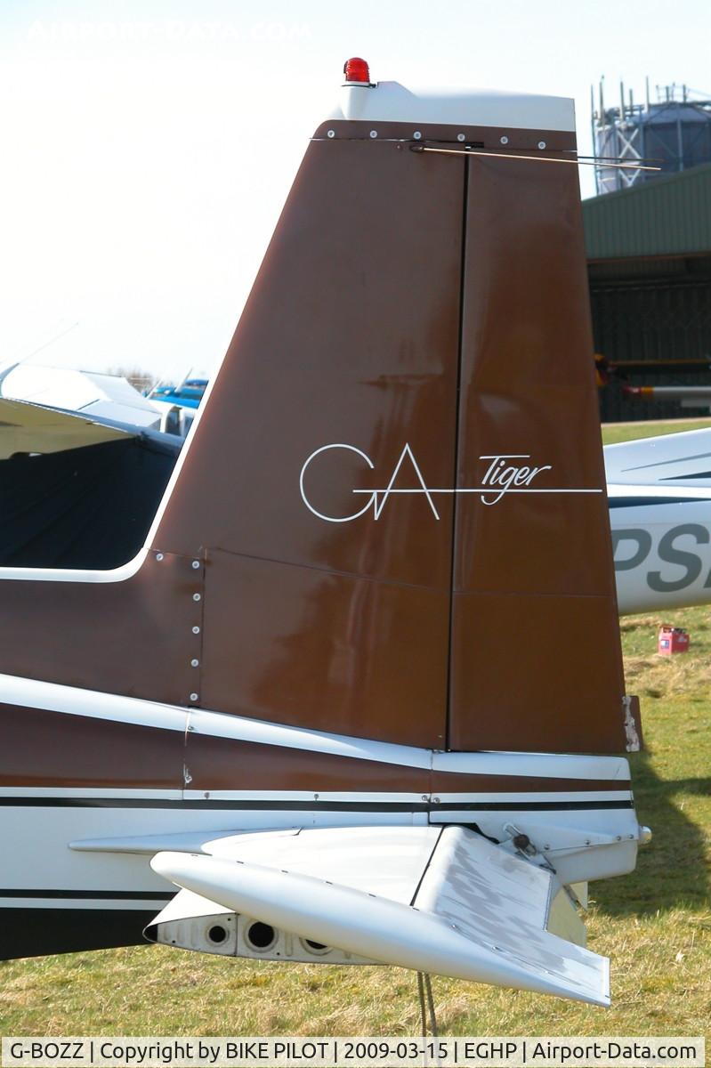 G-BOZZ, 1979 Gulfstream American AA-5B Tiger C/N AA5B-1155, GULFSTREAM AMERICAN LOGO
