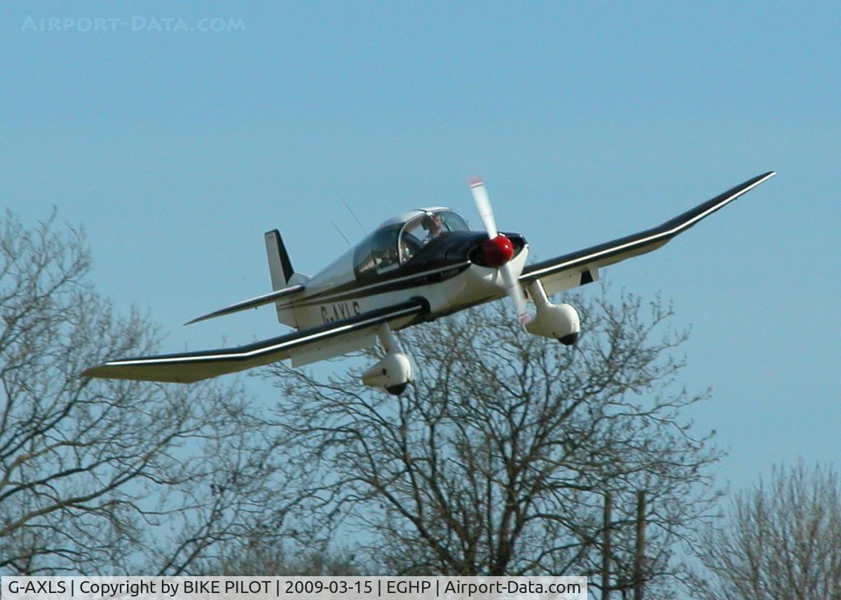 G-AXLS, 1959 Jodel DR-105A Ambassadeur C/N 86, MAKING THE BOG LEG FOR RWY 26