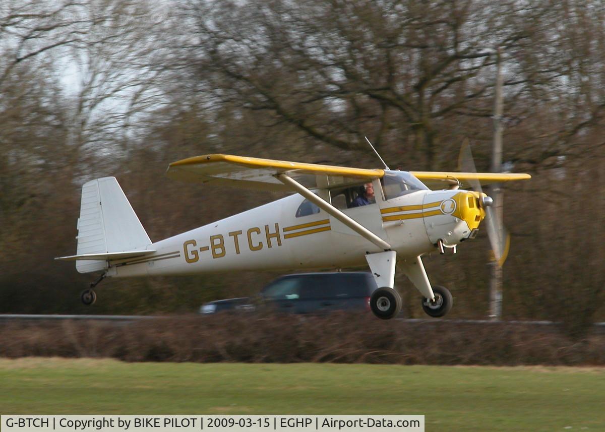 G-BTCH, 1948 Luscombe 8E Silvaire C/N 6403, NICE LUSCOMBE JUST AIRBOURNE FROM RWY 26