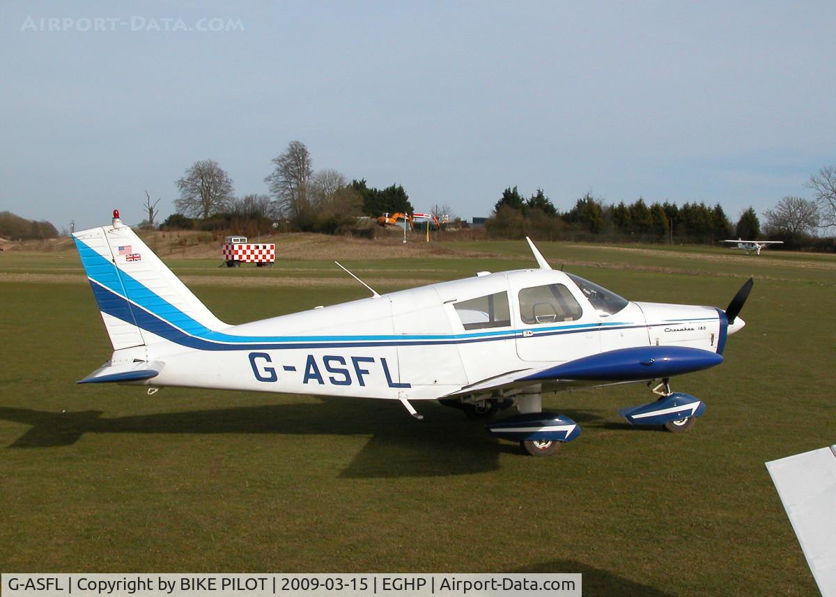 G-ASFL, 1963 Piper PA-28-180 Cherokee C/N 28-1170, THIS A/C HAS RECENTLY TAKEN UP RESIDENCE AT POPHAM