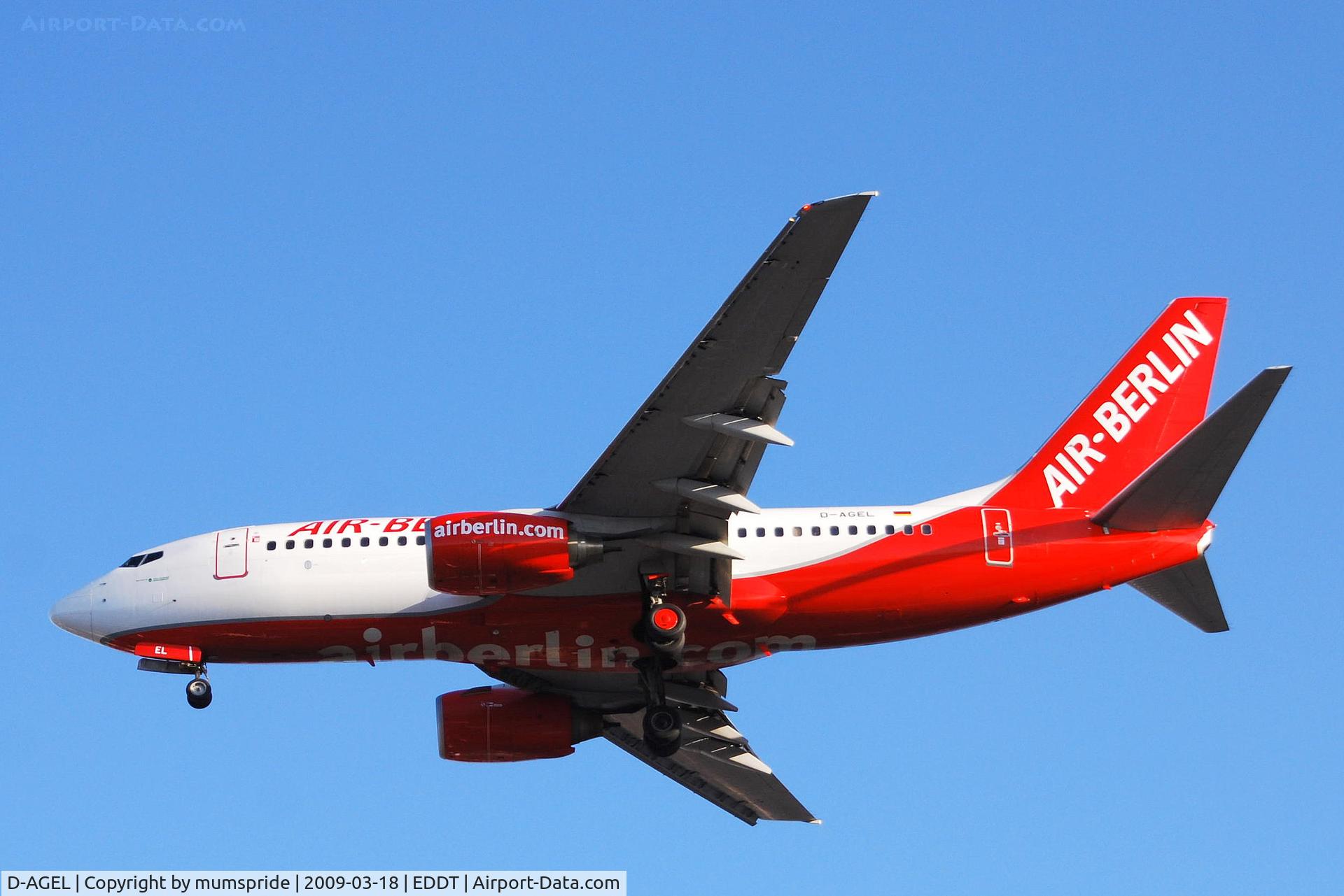 D-AGEL, 1997 Boeing 737-75B C/N 28110, Beautiful colours on a beautiful morning sky