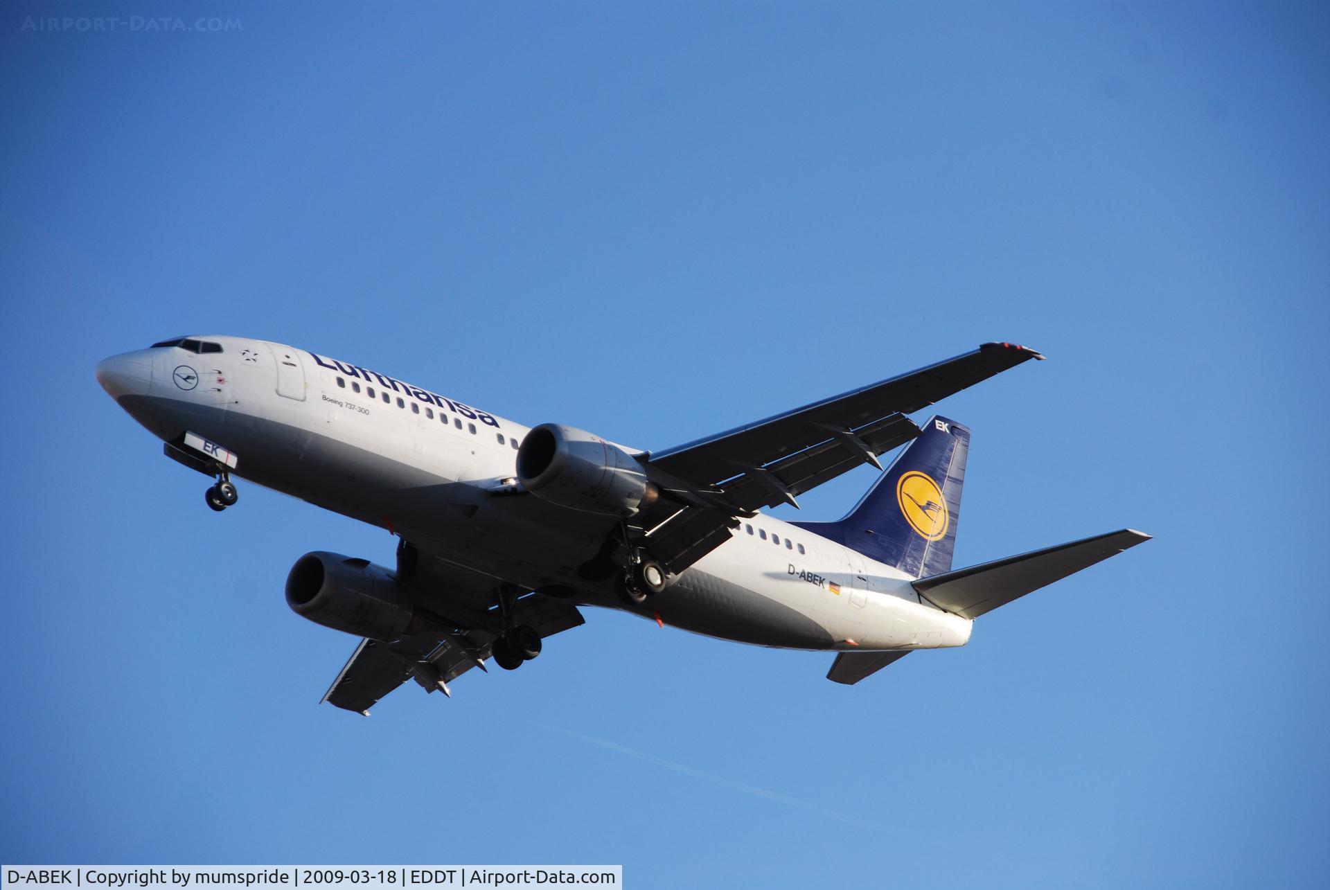 D-ABEK, 1991 Boeing 737-330 C/N 25414, Lufthansa´s 