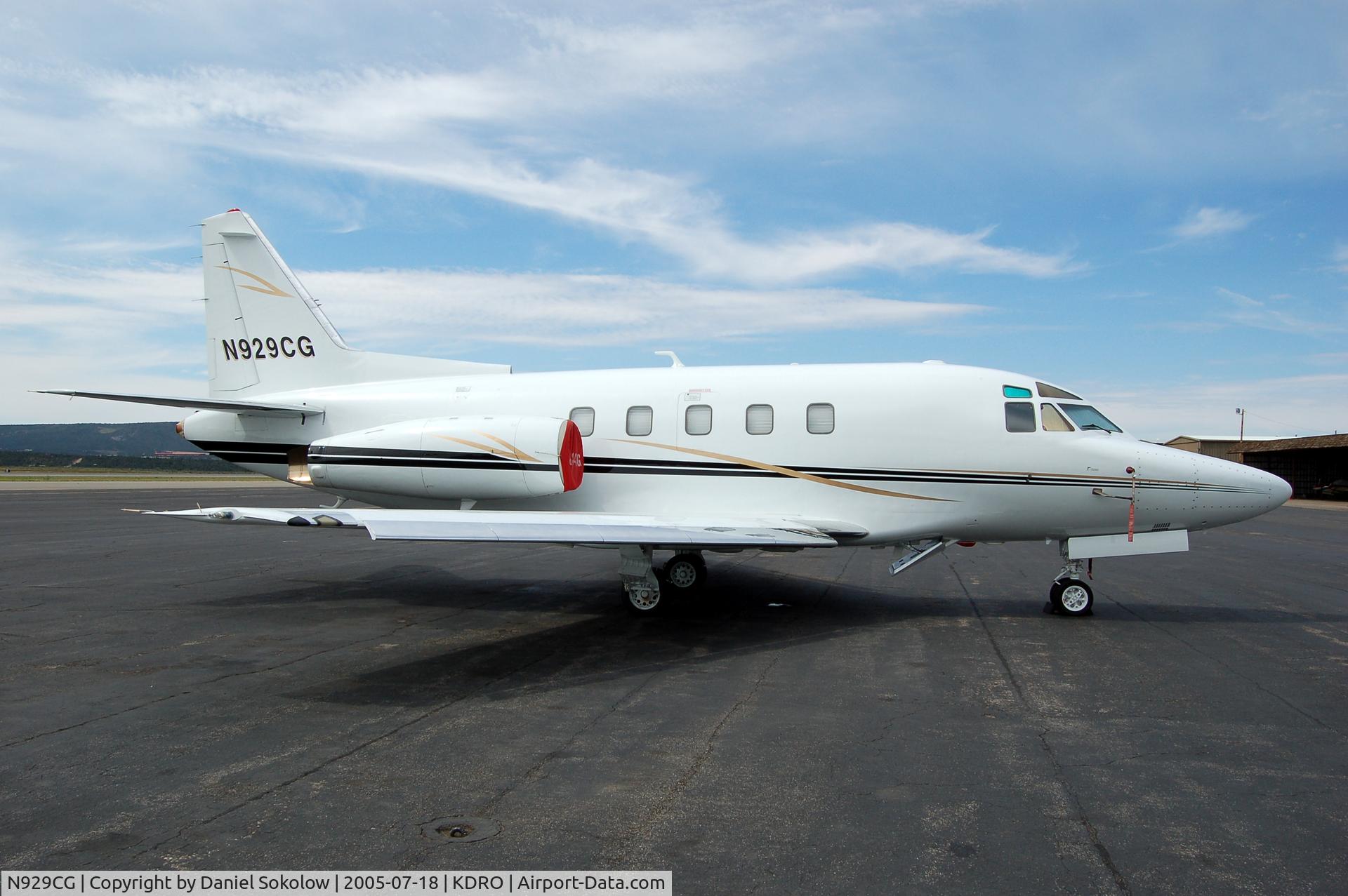 N929CG, 1976 Rockwell International NA-265-80 Sabreliner C/N 380-52, Resting on the ramp.