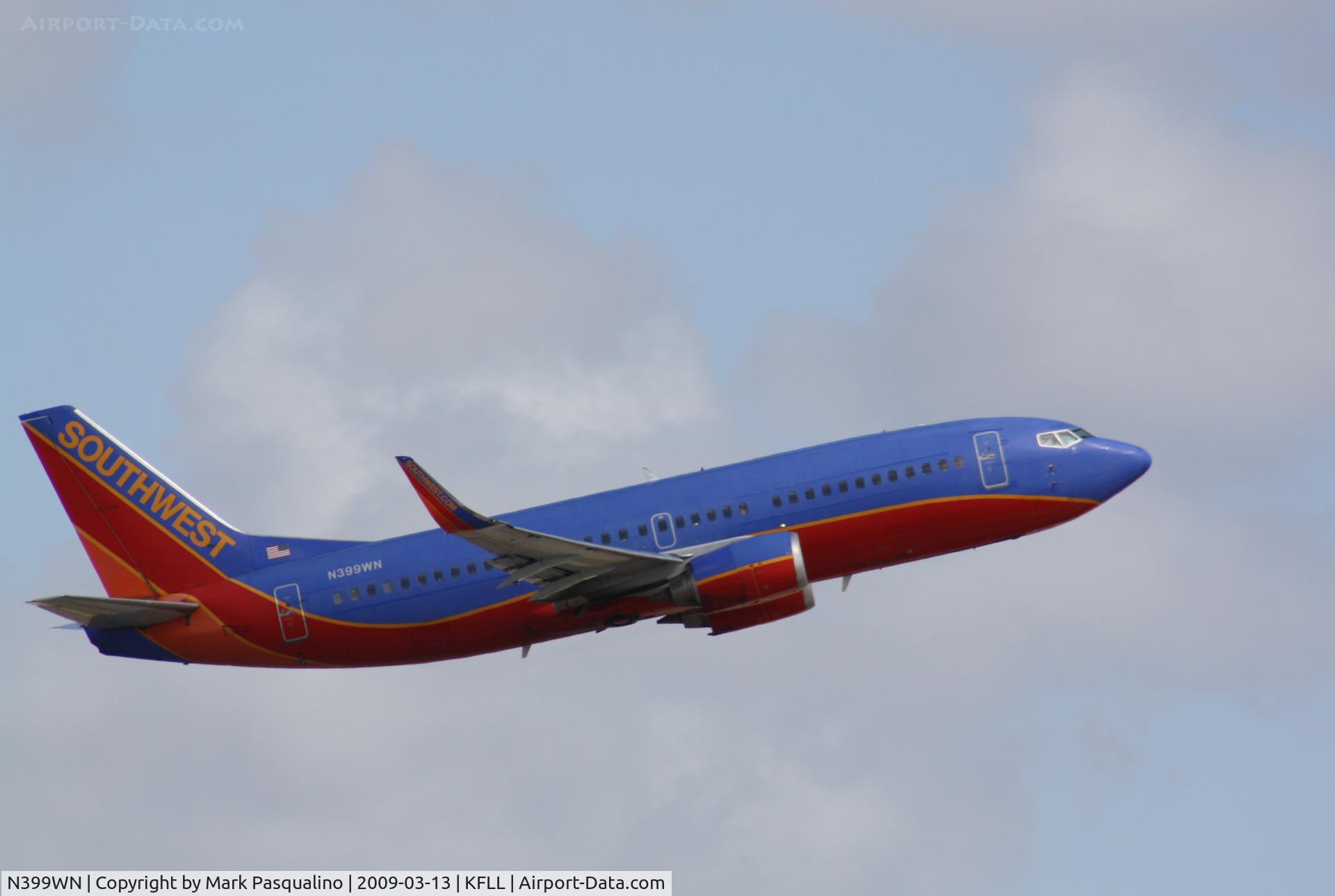 N399WN, 1995 Boeing 737-3H4 C/N 27693, Boeing 737-300