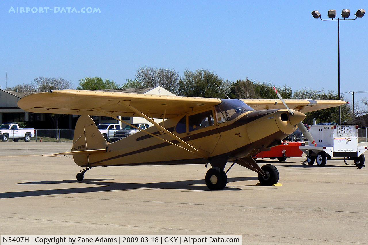 N5407H, 1949 Piper PA-14 Family Cruiser C/N 14-522, At Arlington Municipal