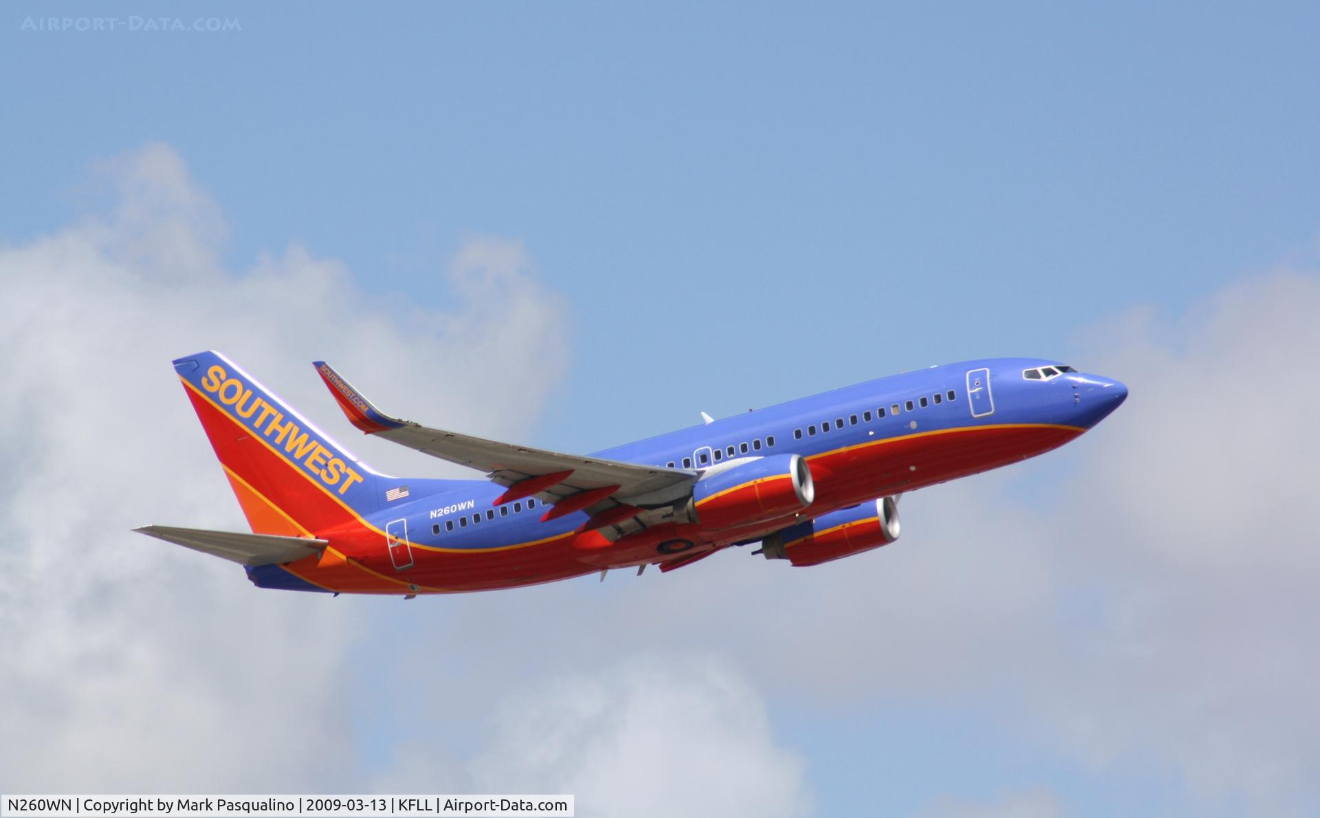 N260WN, 2006 Boeing 737-7H4 C/N 32518, Boeing 737-700