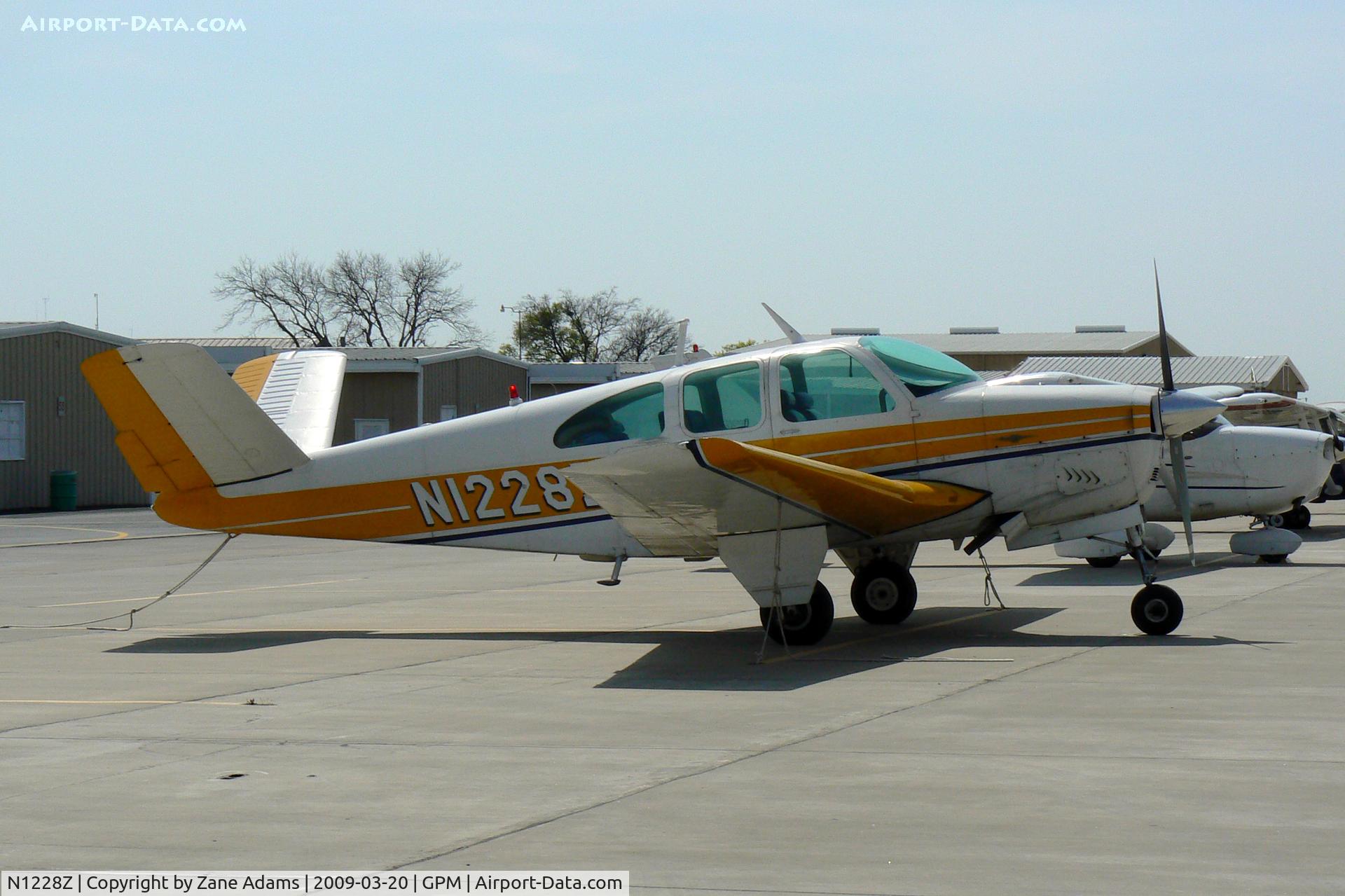 N1228Z, 1961 Beech N35 Bonanza C/N D-6688, At Grand Prairie Municipal