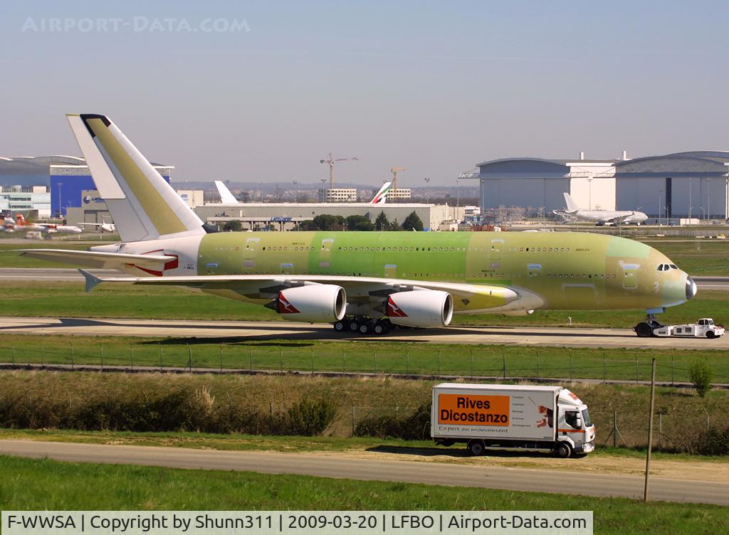 F-WWSA, 2009 Airbus A380-842 C/N 029, C/n 029 - for Qantas as VH-OQF