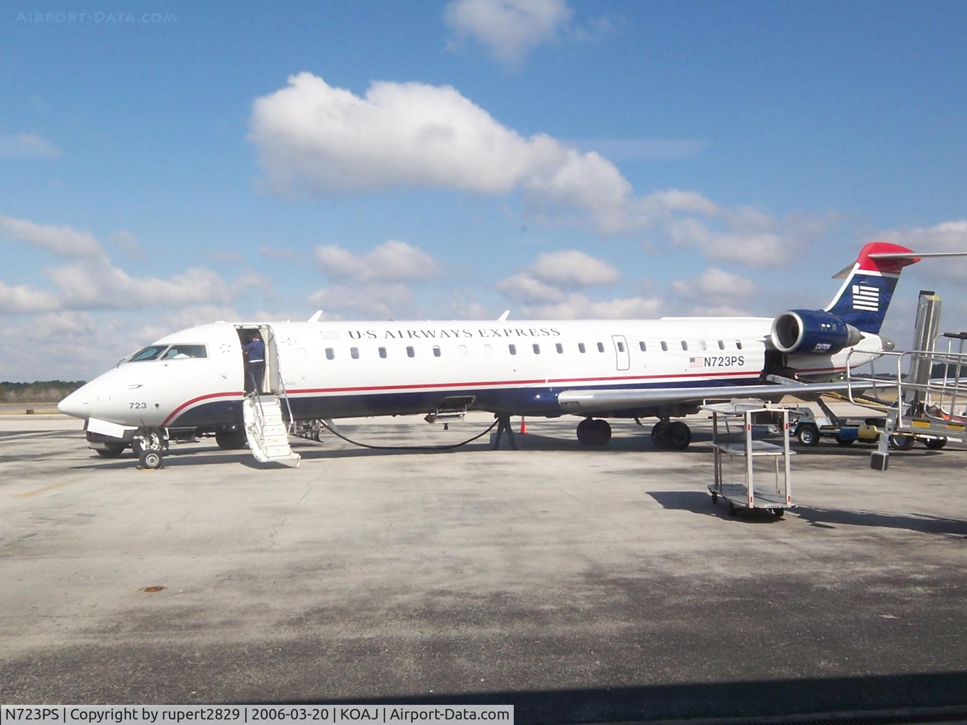 N723PS, 2004 Bombardier CRJ-701 (CL-600-2C10) Regional Jet C/N 10181, At Jacksonville NC
