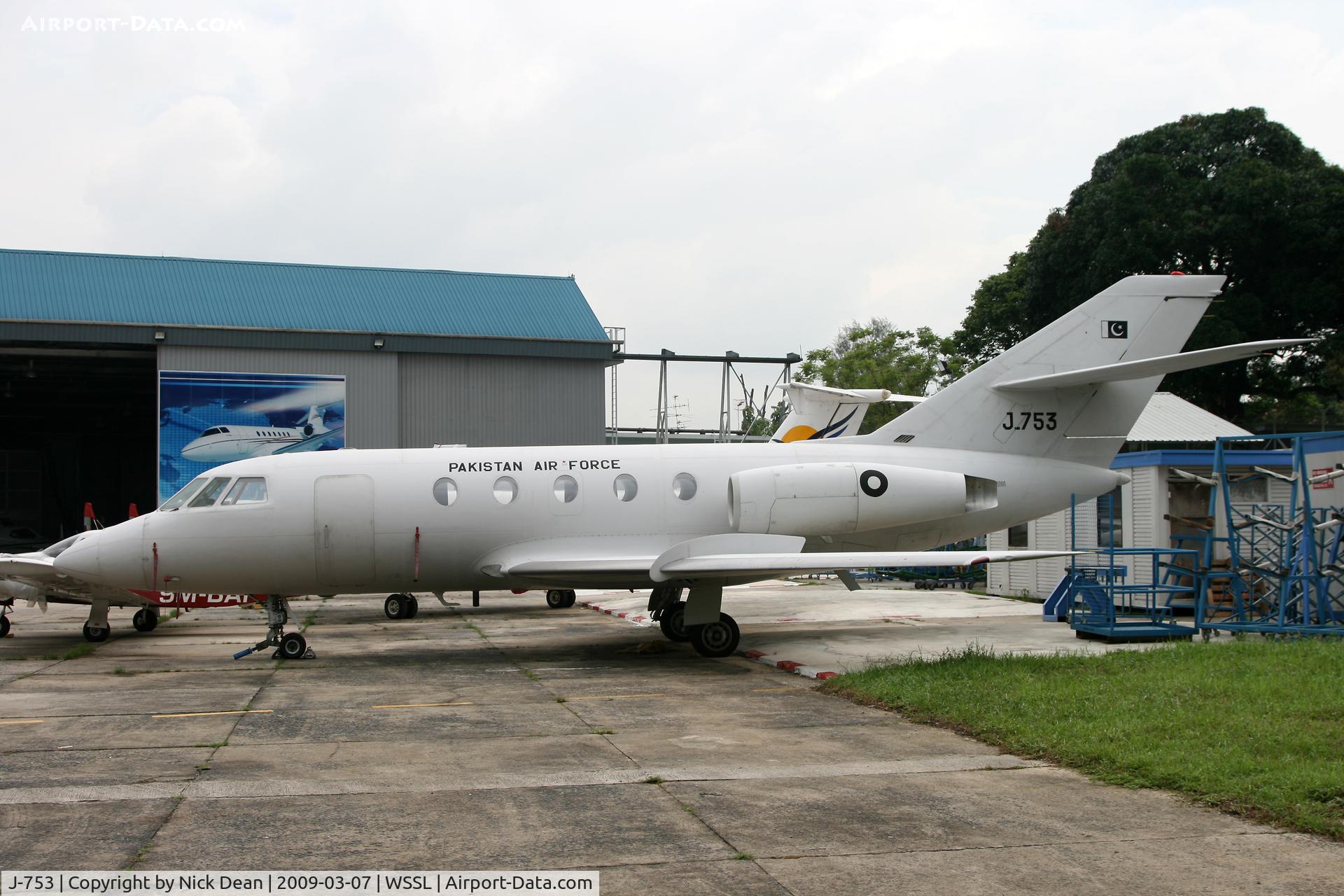 J-753, 1972 Dassault Falcon (Mystere) 20E C/N 277, WSSY