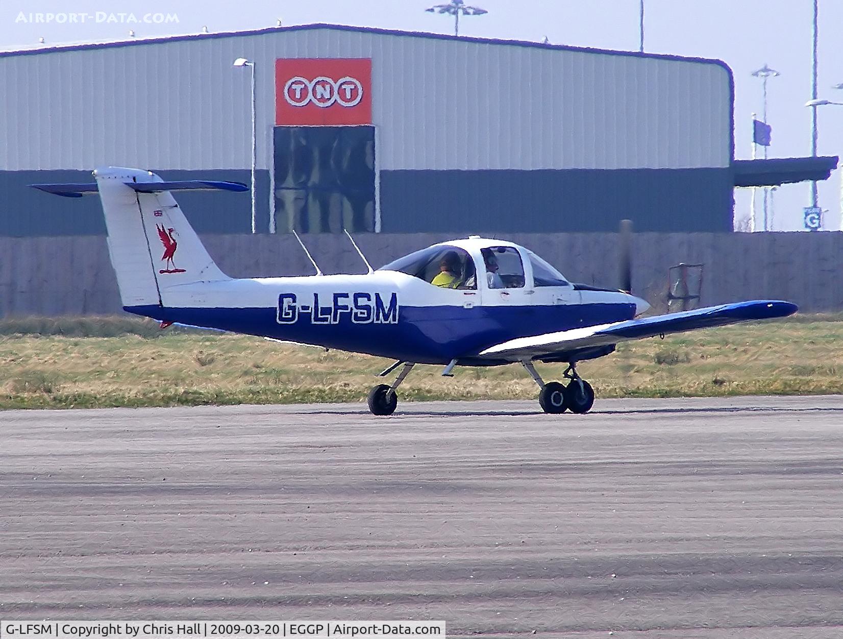 G-LFSM, 1978 Piper PA-38-112 Tomahawk Tomahawk C/N 38-78A0449, Liverpool Flying School