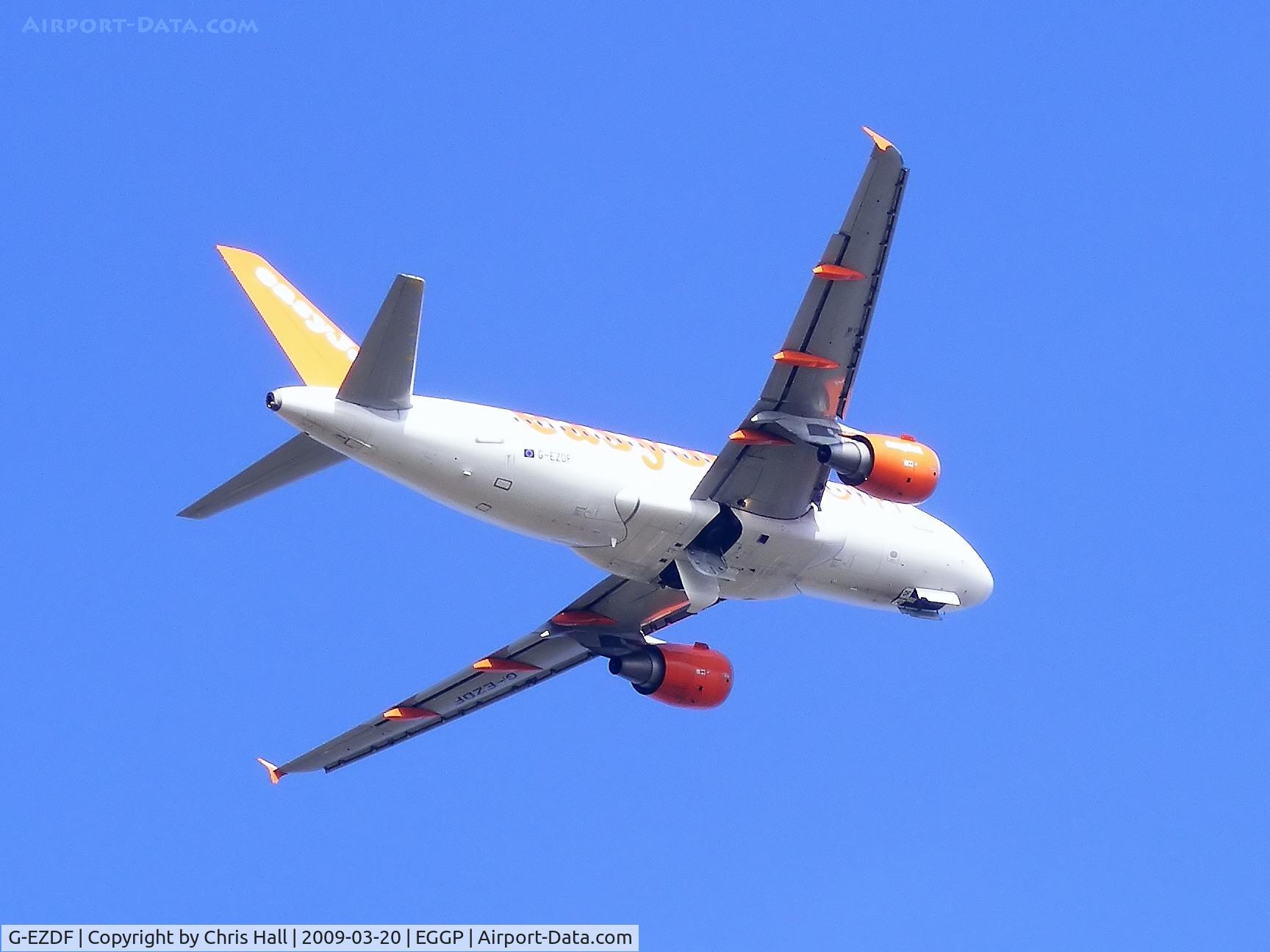 G-EZDF, 2008 Airbus A319-111 C/N 3432, Easyjet