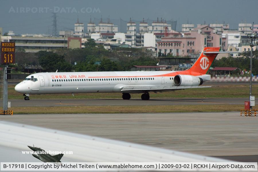 B-17918, 1997 McDonnell Douglas MD-90-30 C/N 53571/2193, Uni Air