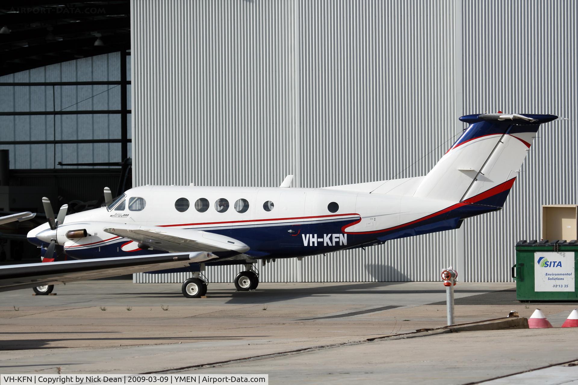 VH-KFN, 1981 Beech 200C Super King Air C/N BL-31, YMEN