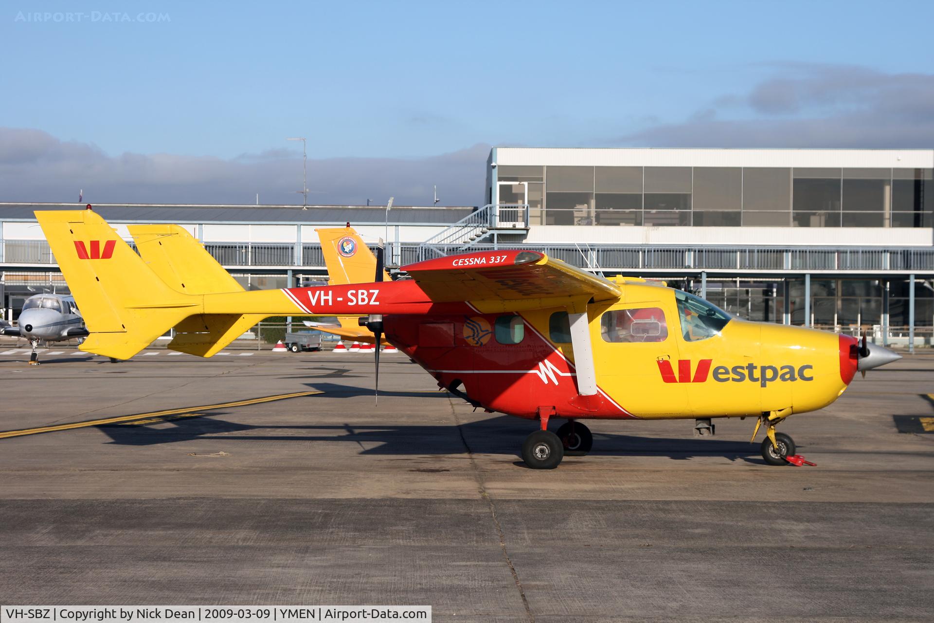 VH-SBZ, 1974 Cessna 337G Super Skymaster C/N 33701590, YMEN