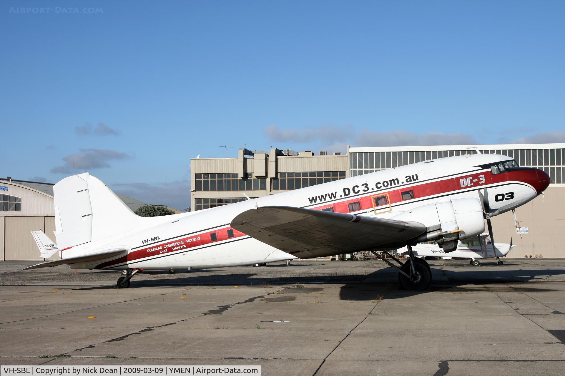 VH-SBL, 1942 Douglas DC3C-S1C3G (C-47A) C/N 12056, YMEN